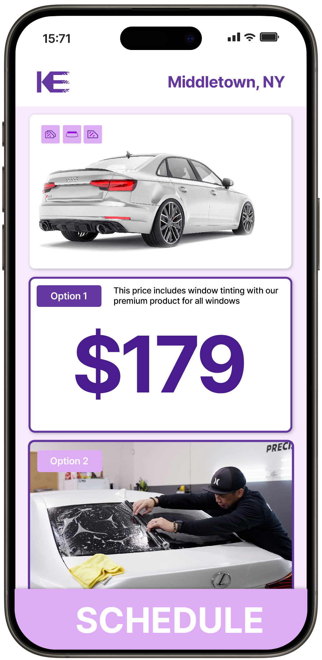 View Affordable Car Window Tinting Rates in Middletown, New York