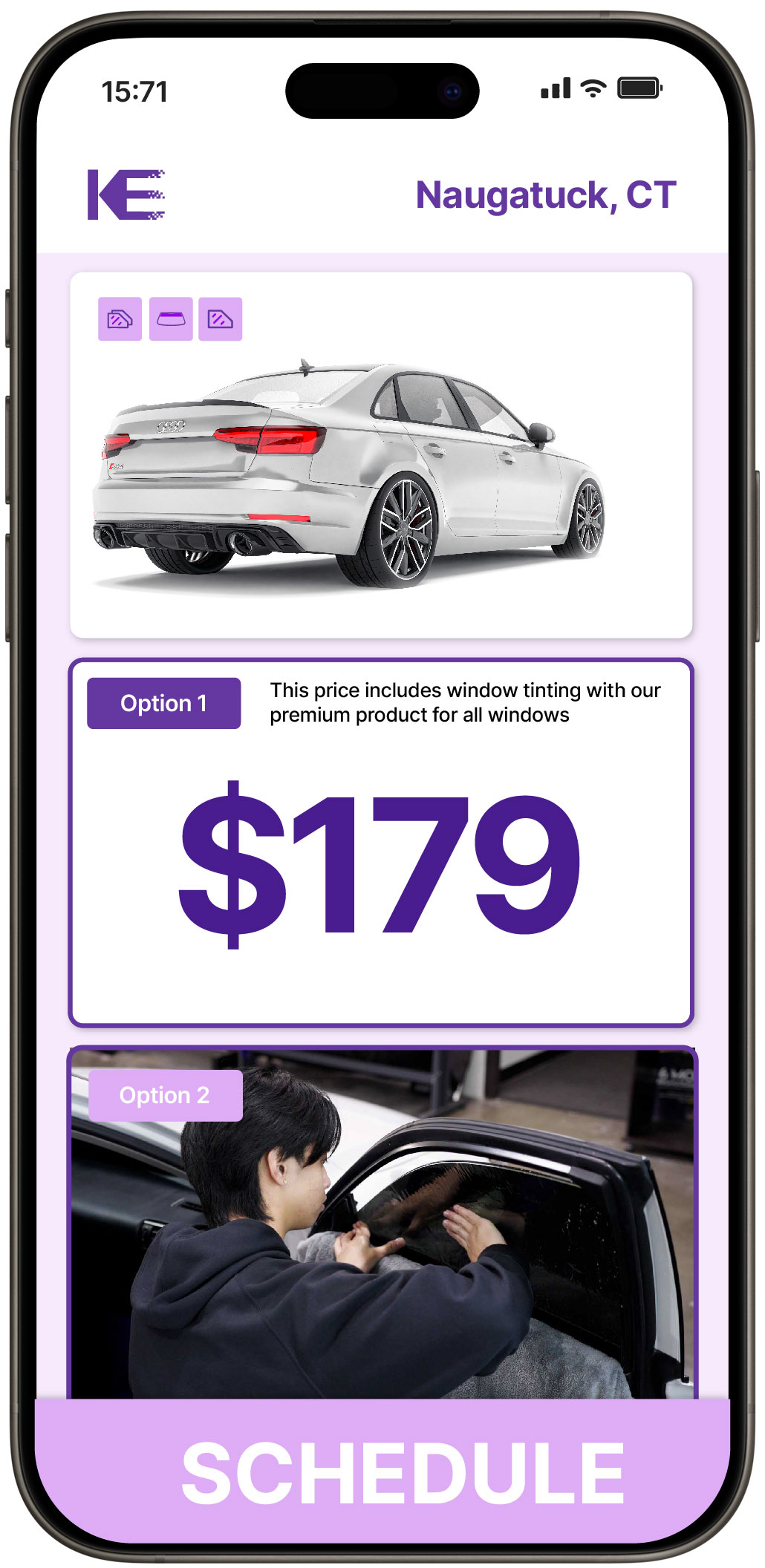 View Affordable Car Window Tinting Prices in Naugatuck, Connecticut