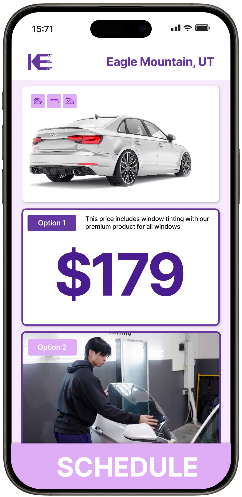 View Competitive Car Window Tinting Prices in Eagle Mountain, Utah