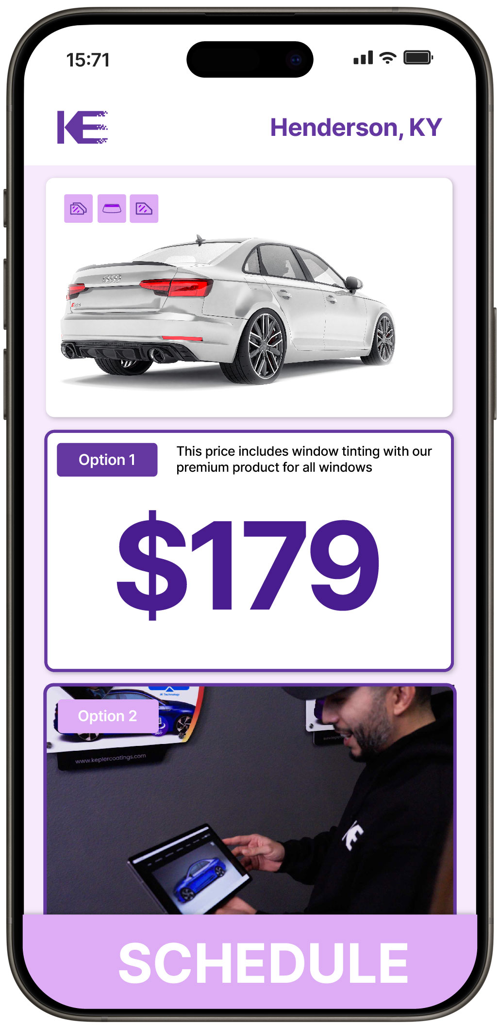 View Affordable Car Window Tinting Rates in Henderson, Kentucky