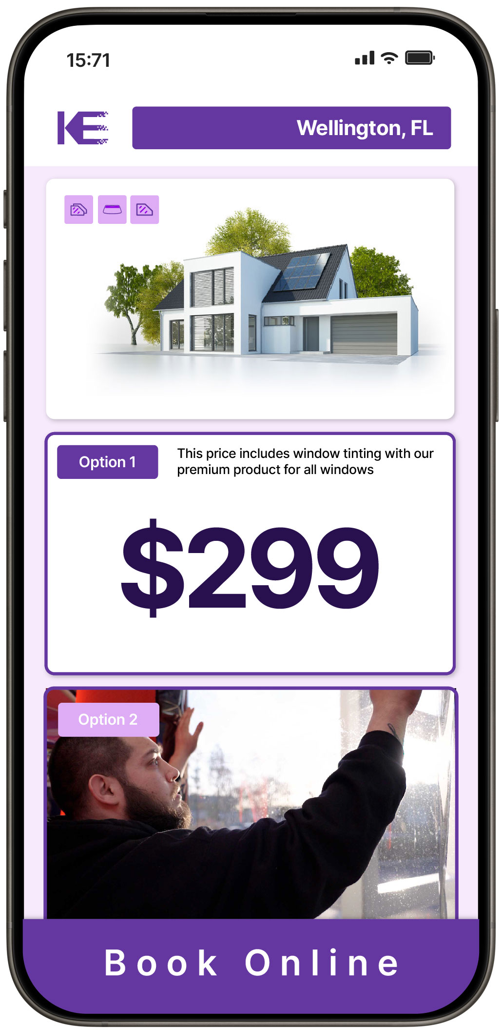 View Affordable Home Window Tinting Prices in Wellington, Florida