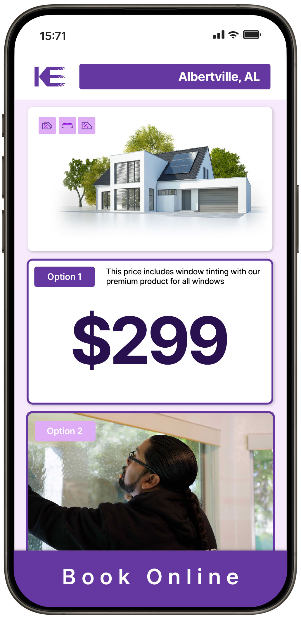 View Affordable Home Window Tinting Rates in Albertville, Alabama