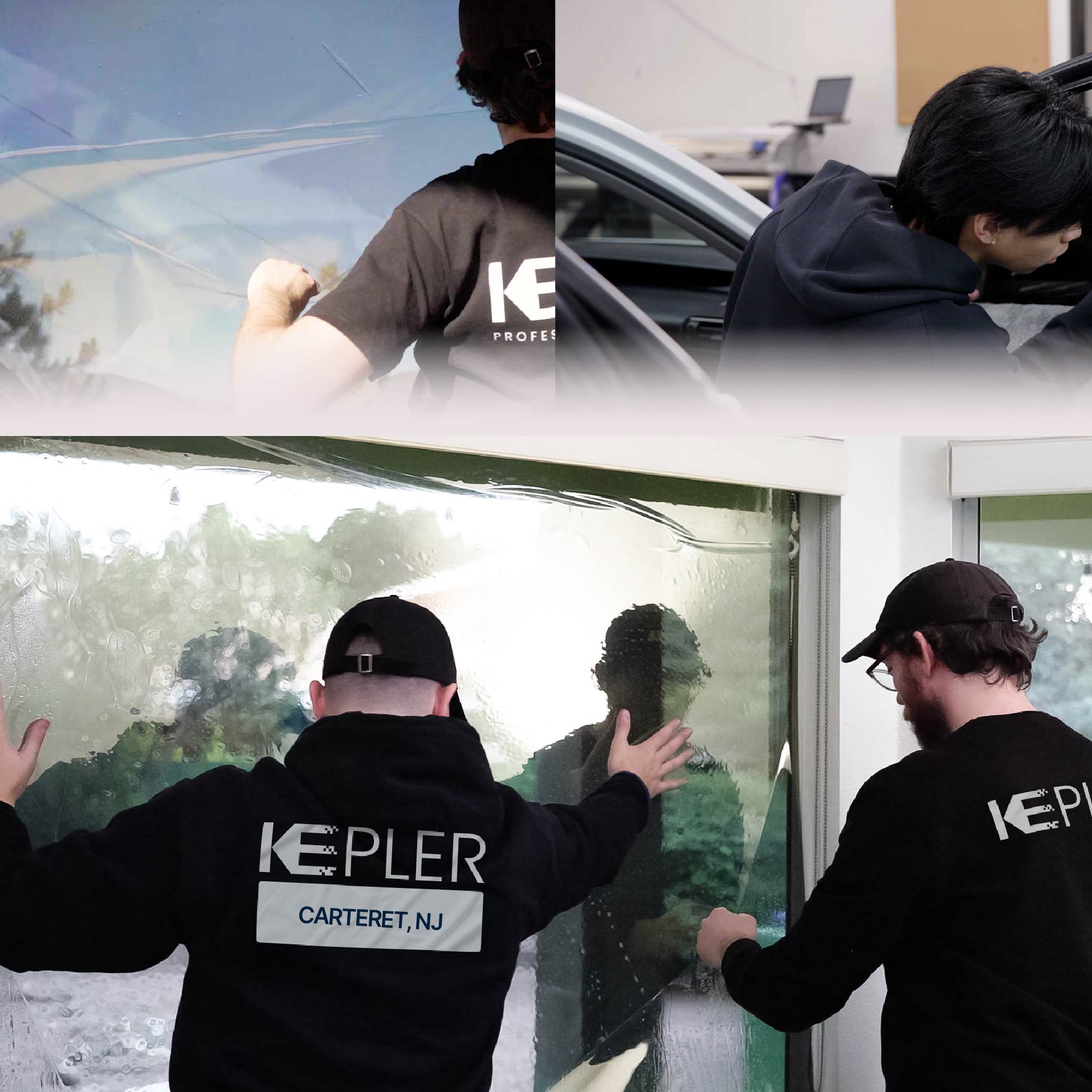 Kepler Specialist Performing Commercial Window Tinting in Carteret Carteret