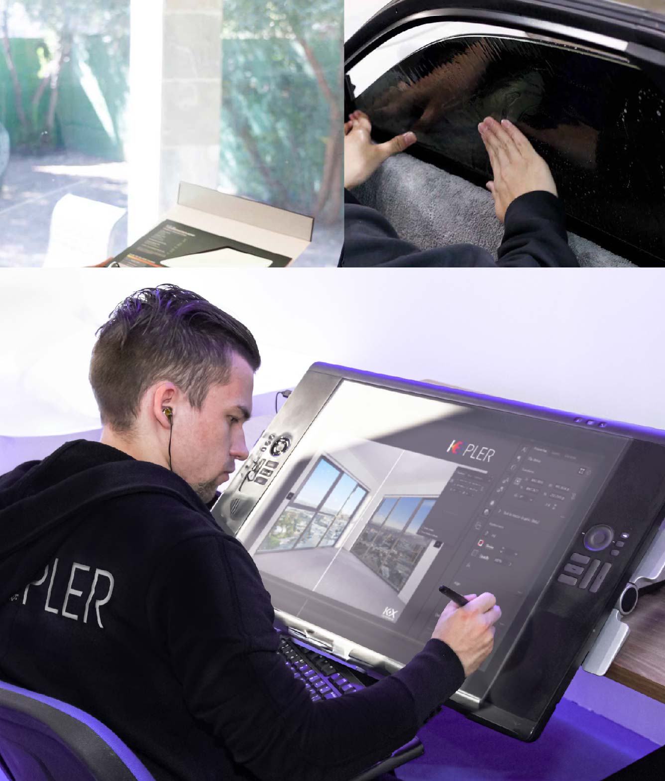 Kepler Specialist Performing Commercial Window Tinting in Ada Ada