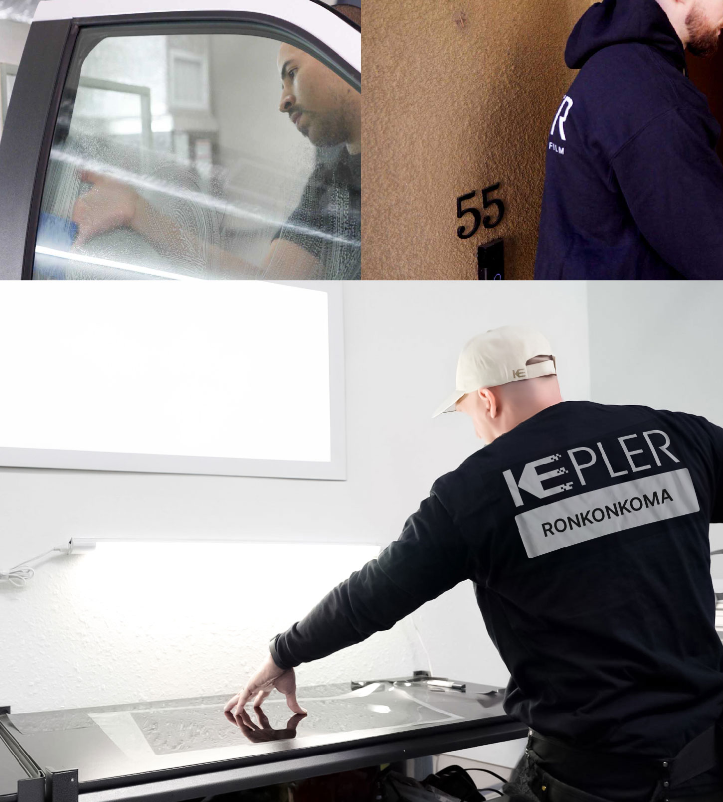 Window Tinting Specialist Cutting Film in Ronkonkoma, New York