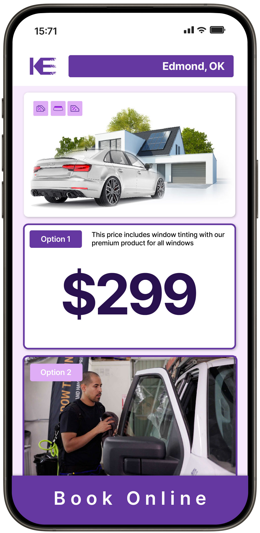 View Reasonable Tesla Window Tinting Rates in Chickasha, Oklahoma