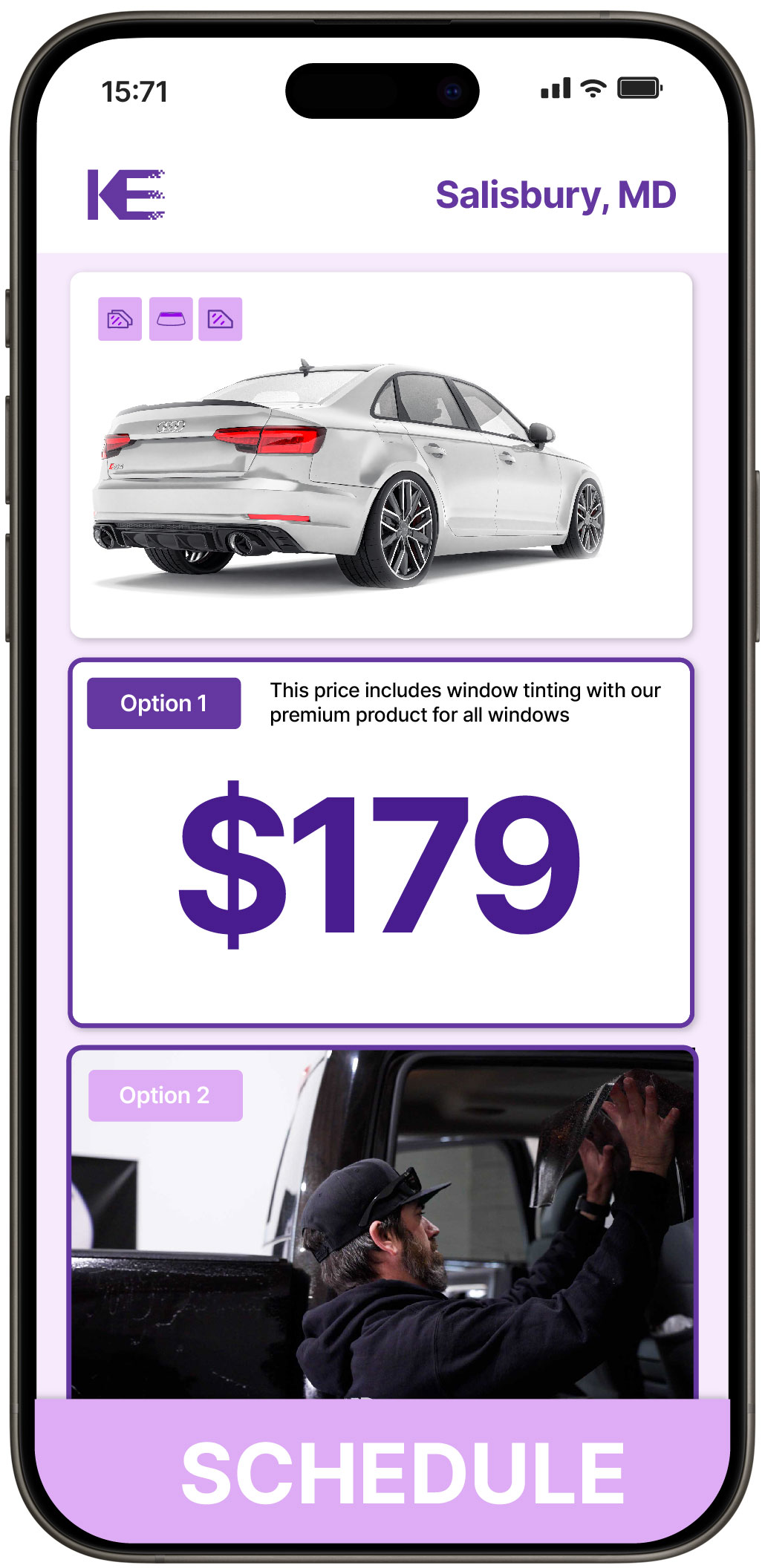 View Affordable Car Window Tinting Costs in Salisbury, Maryland