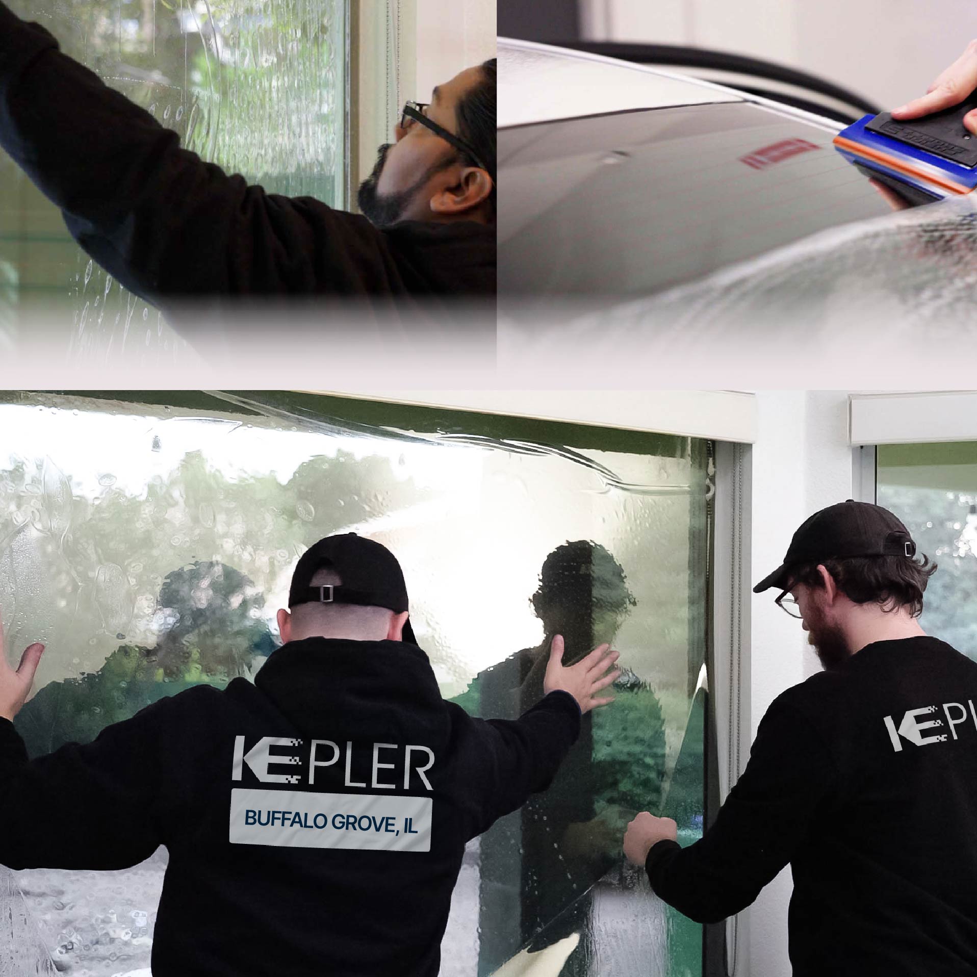 Kepler Specialist Performing Commercial Window Tinting in Buffalo Grove Buffalo Grove