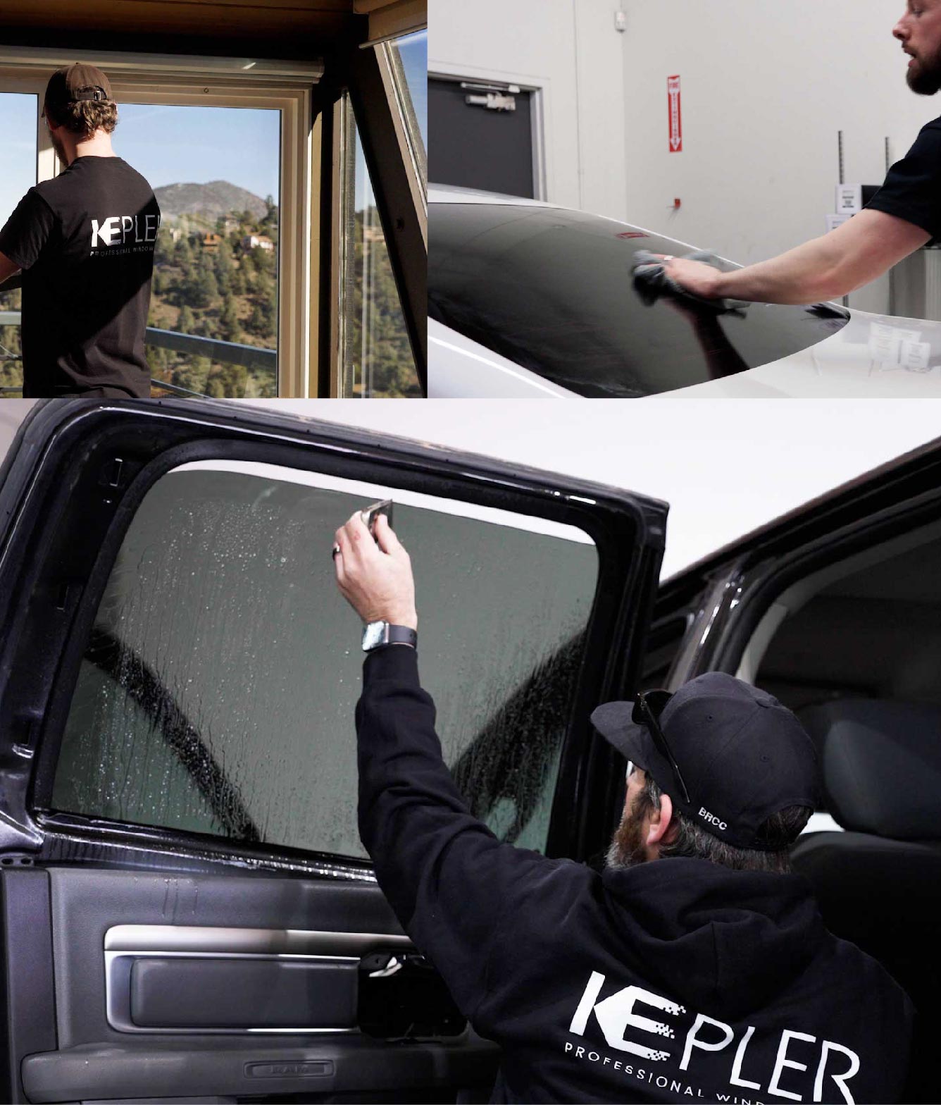 Kepler Window Tinting Specialists at Work in Stevenson, Connecticut