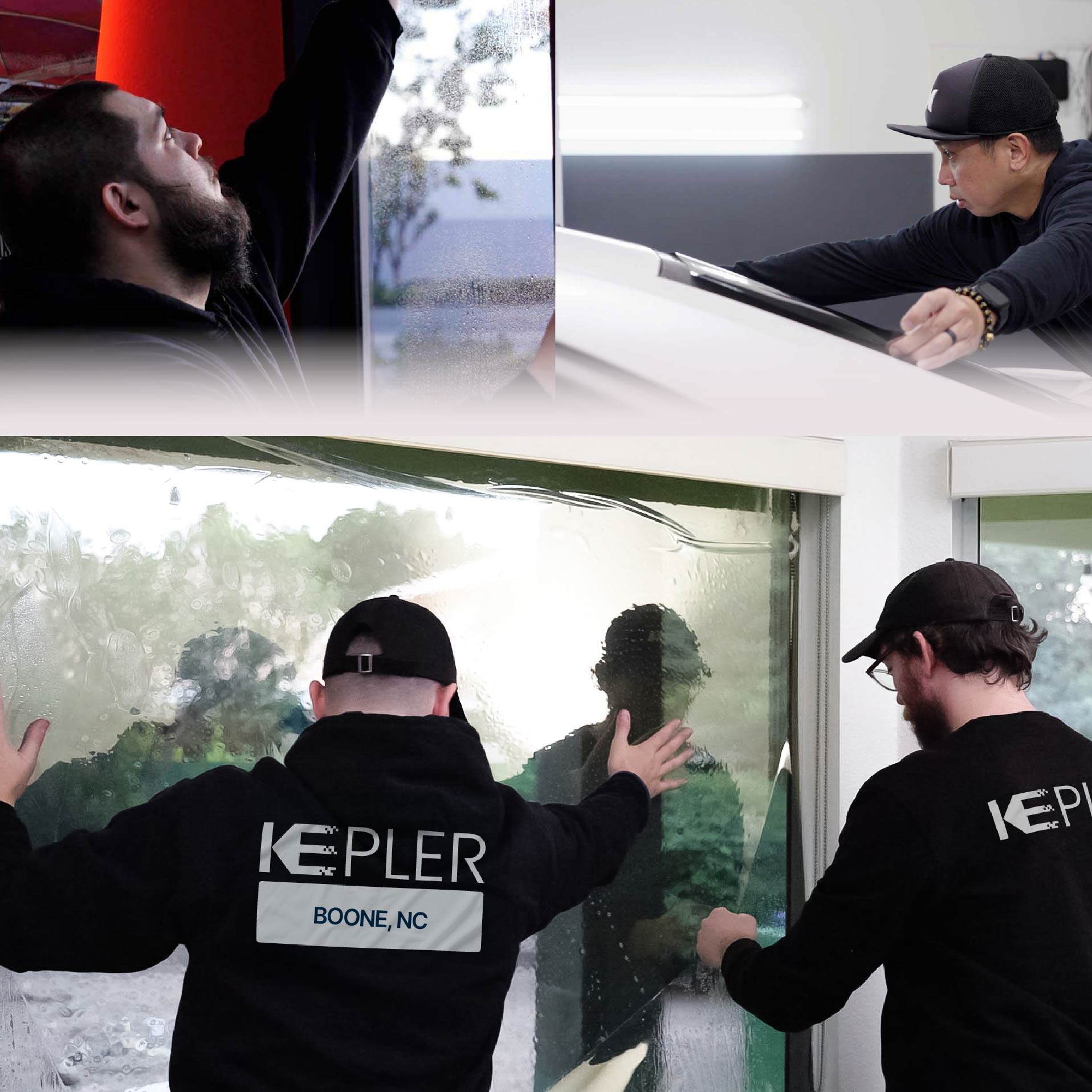Kepler Specialist Performing Commercial Window Tinting in Boone Boone