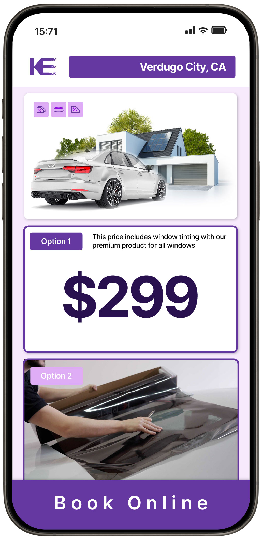View Competitive Window Tinting Prices in Verdugo City, California