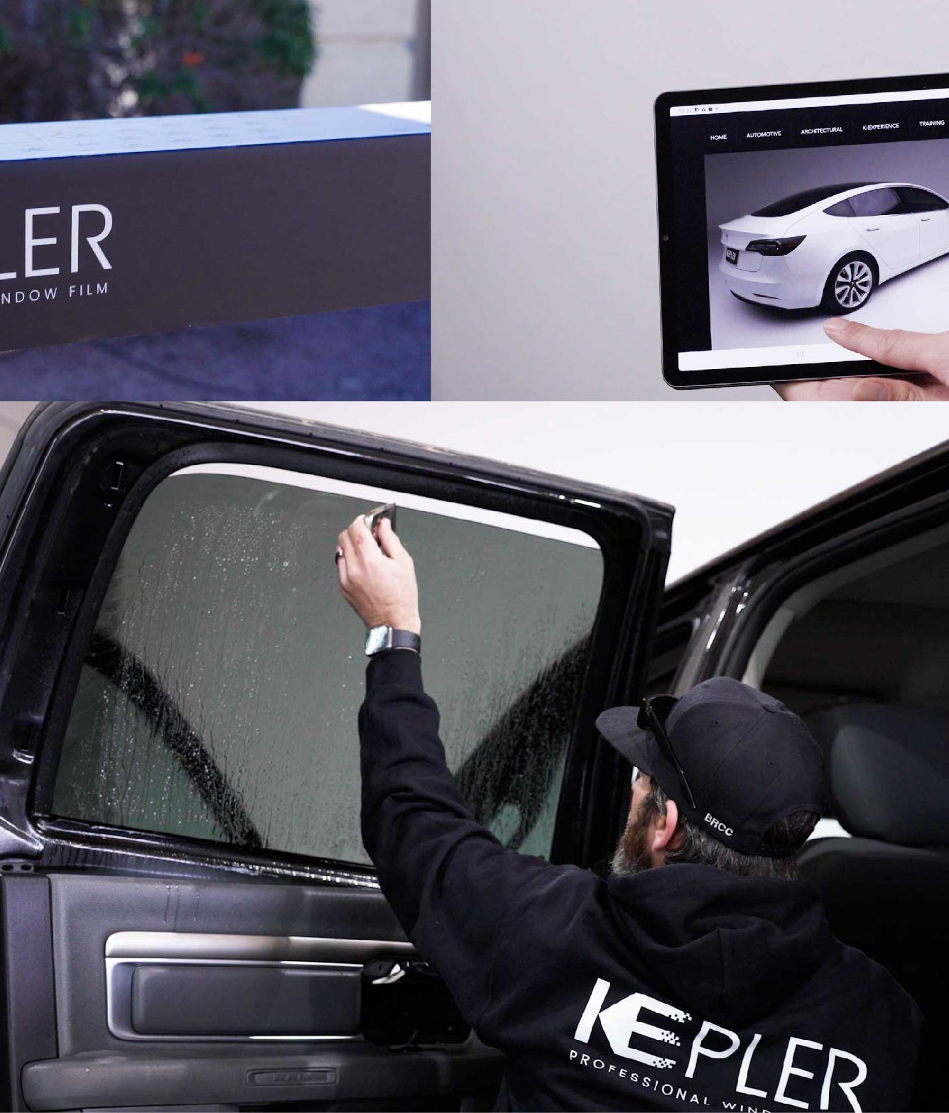 Kepler Window Tinting Specialists at Work in Coeur d'Alene, Idaho