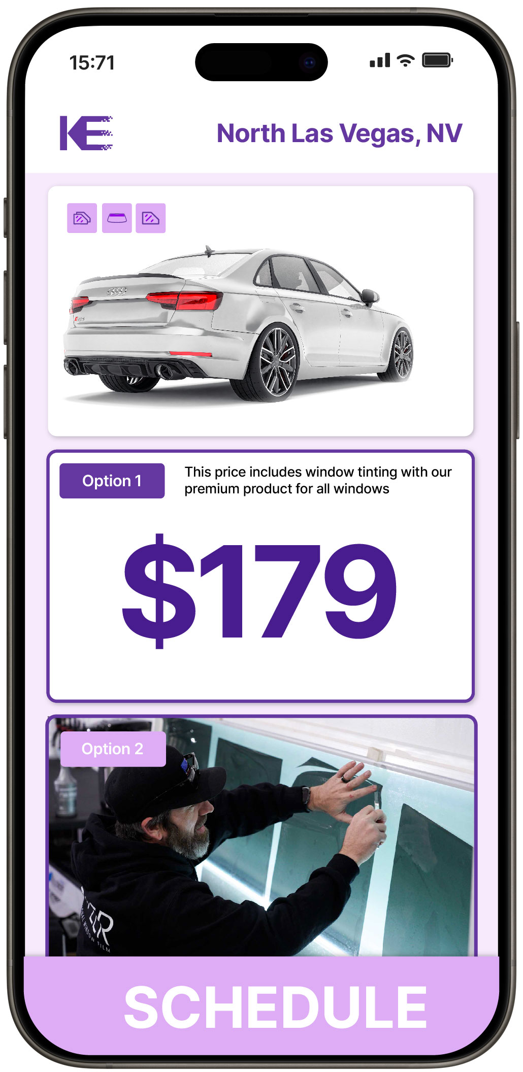 View Competitive Car Window Tinting Rates in North Las Vegas, Nevada
