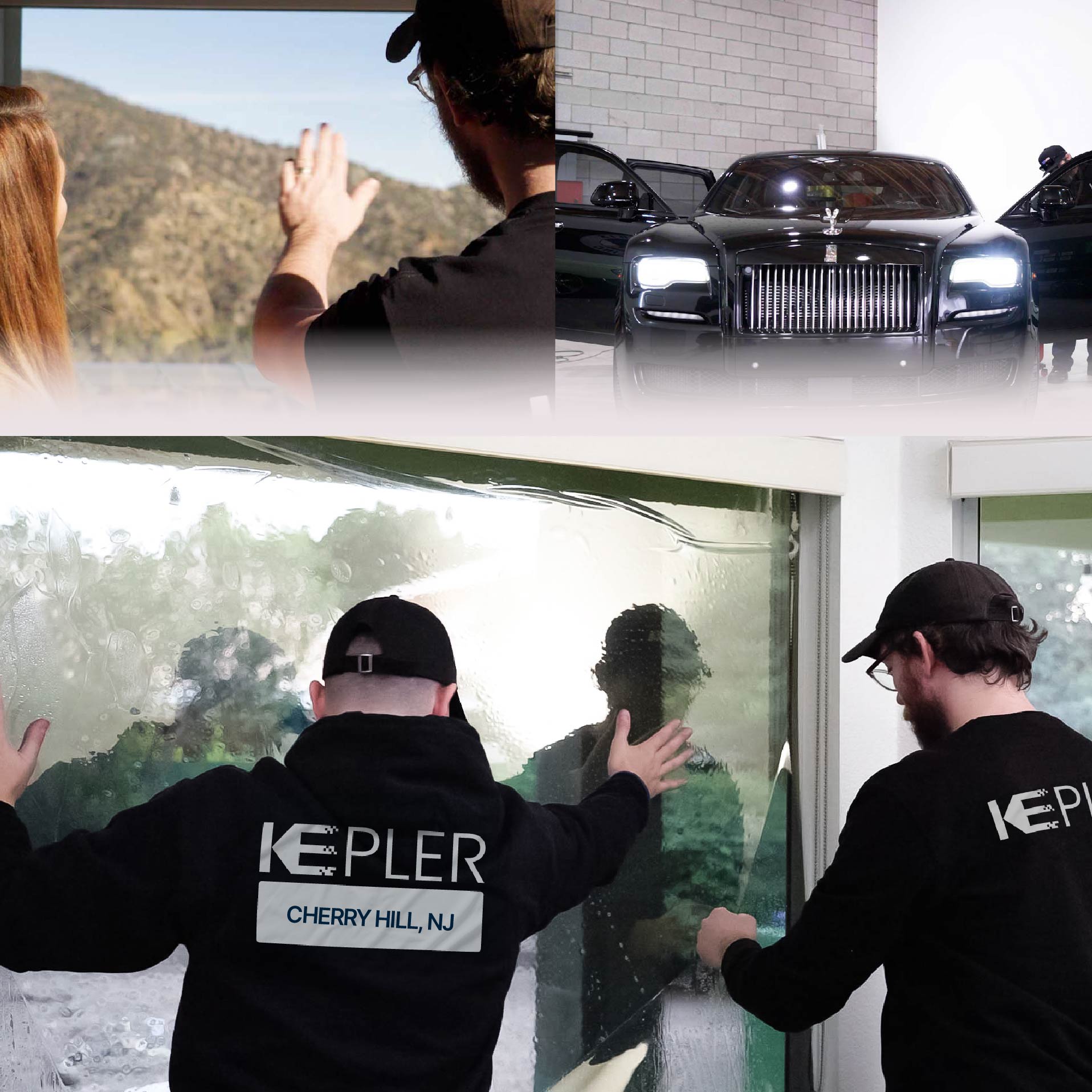 Kepler Specialist Performing Commercial Window Tinting in Cherry Hill Cherry Hill