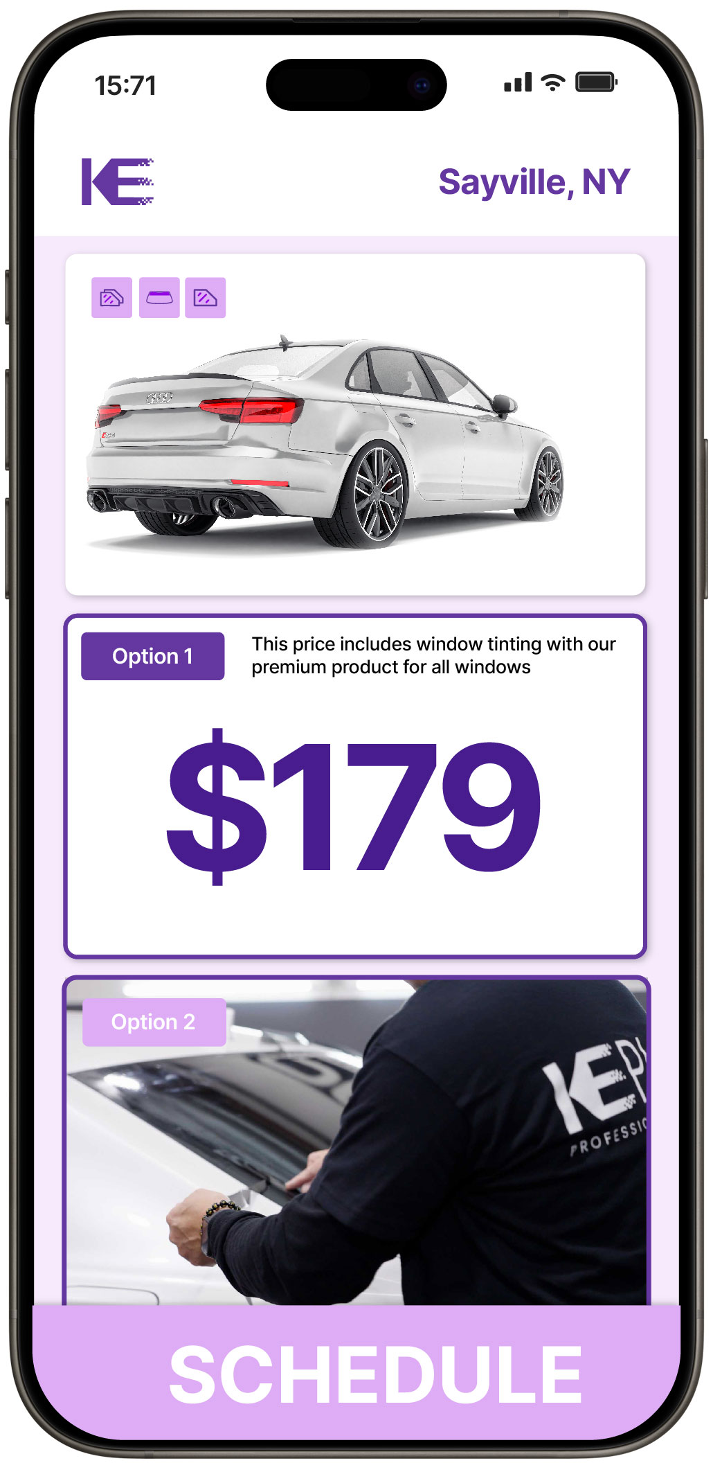 View Competitive Car Window Tinting Costs in Sayville, New York