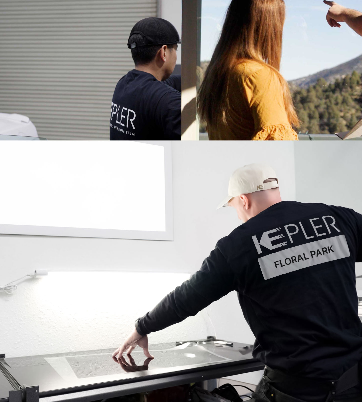 Window Tinting Specialist Cutting Film in Floral Park, New York