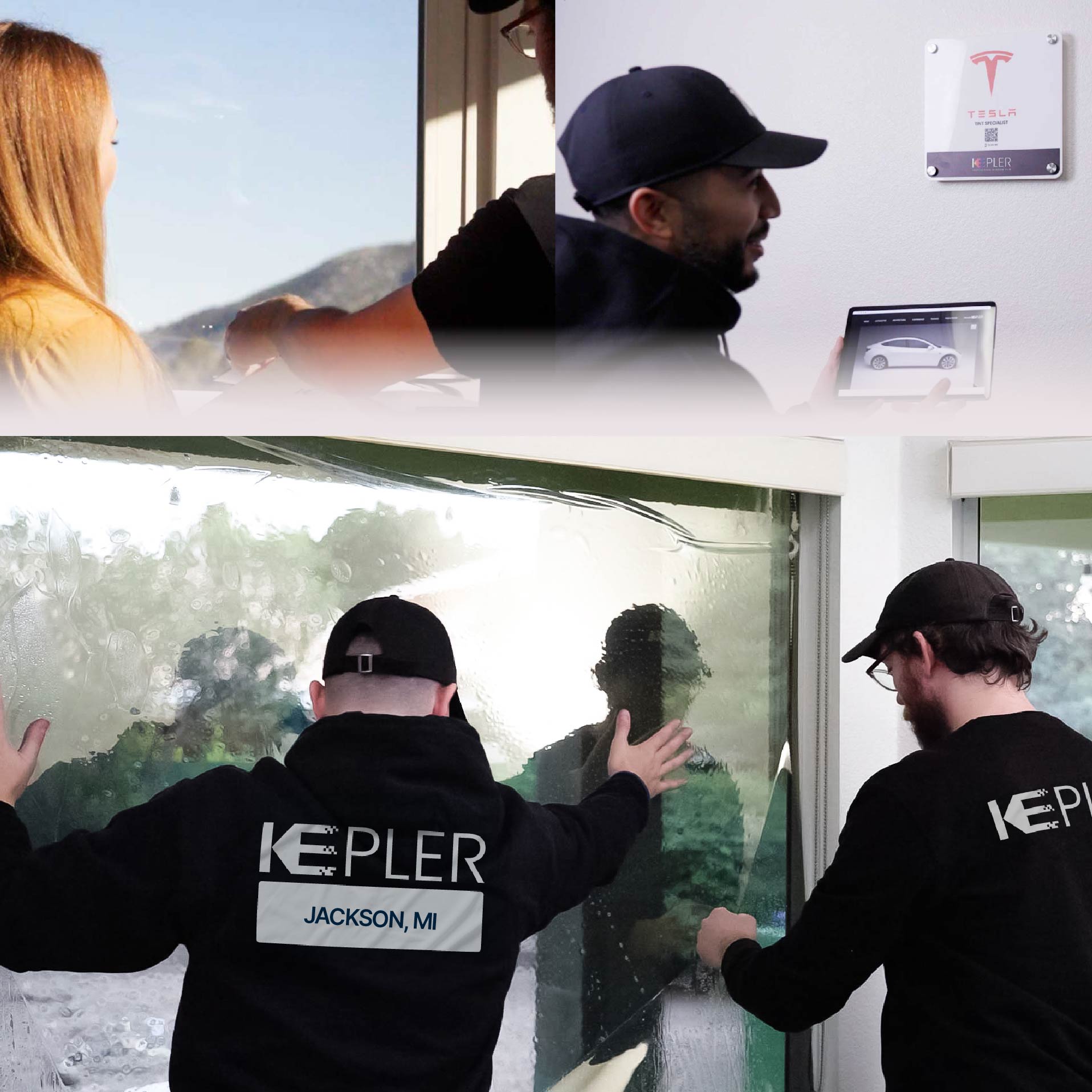 Kepler Specialist Performing Commercial Window Tinting in Jackson Jackson