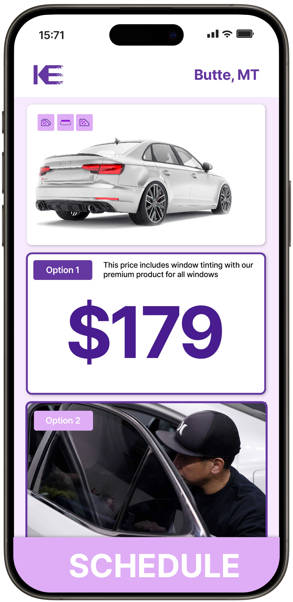 View Affordable Car Window Tinting Prices in Butte, Montana