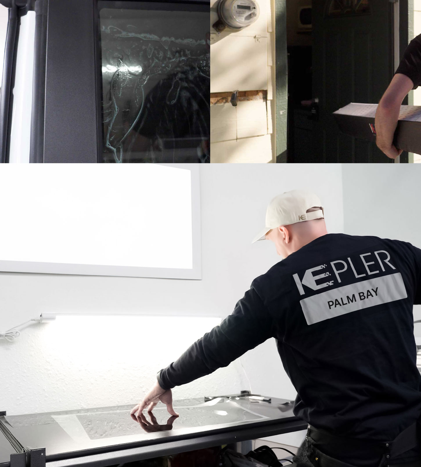 Window Tinting Specialist Cutting Film in Palm Bay, Florida
