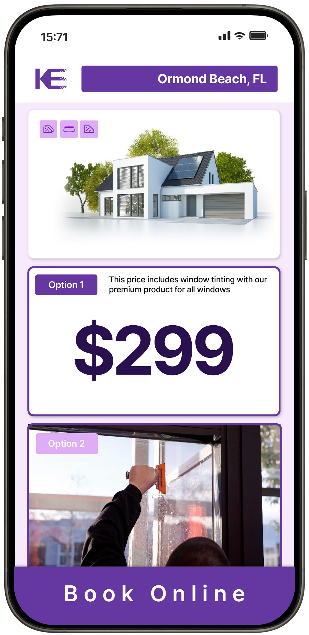 View Competitive Home Window Tinting Rates in Ormond Beach, Florida