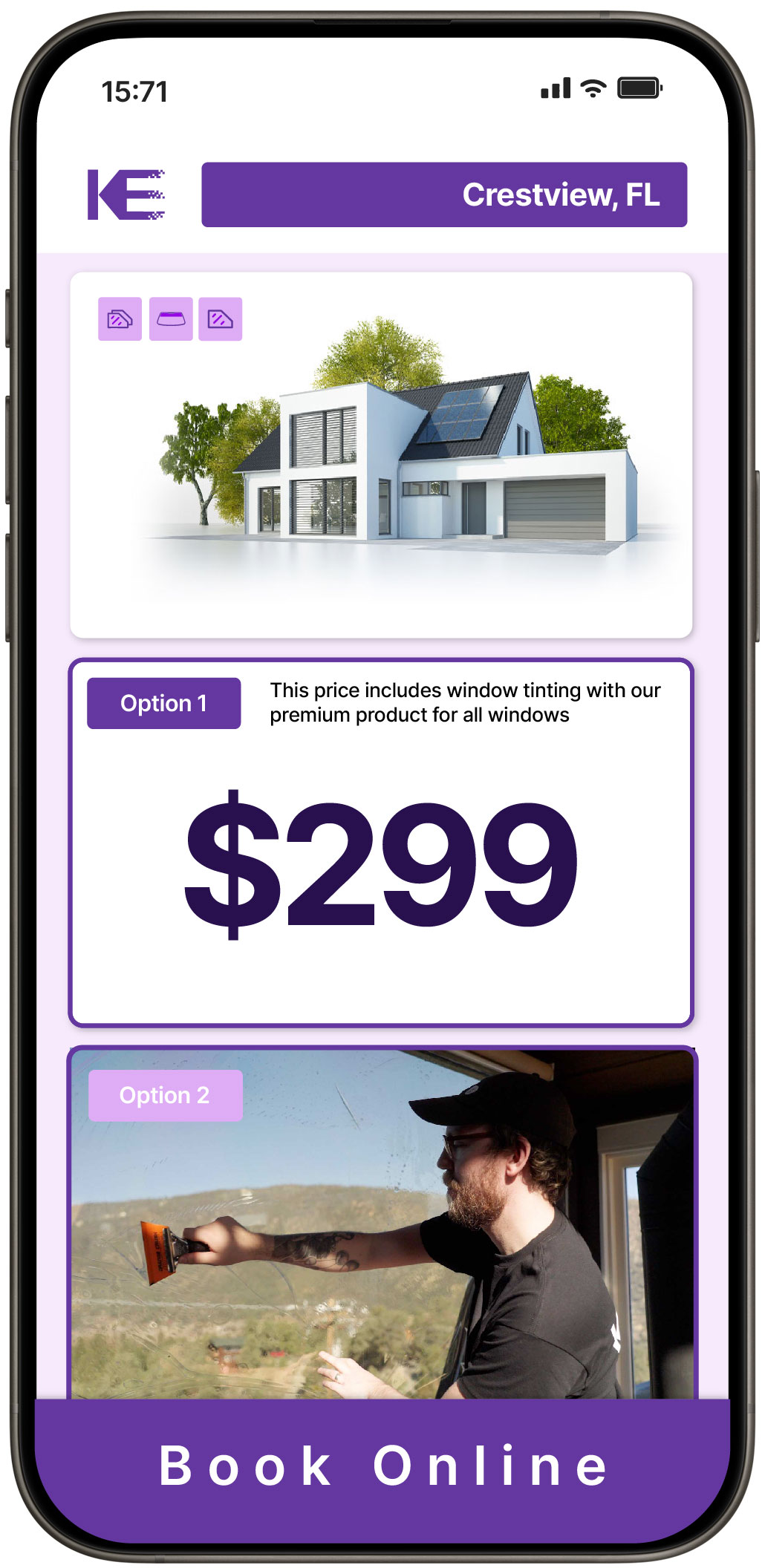 View Competitive Home Window Tinting Rates in Crestview, Florida