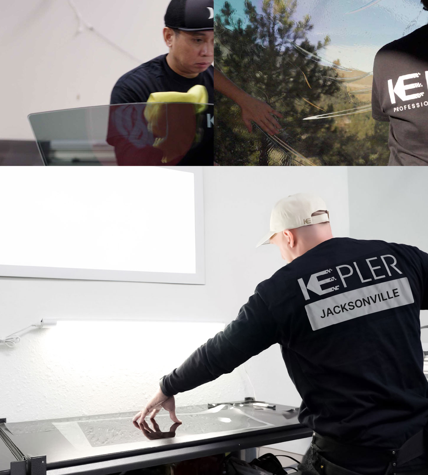 Window Tinting Specialist Cutting Film in Jacksonville, Florida