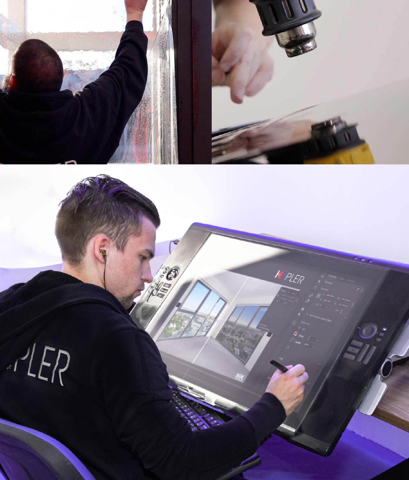 Kepler Specialist Performing Commercial Window Tinting in Ames Ames