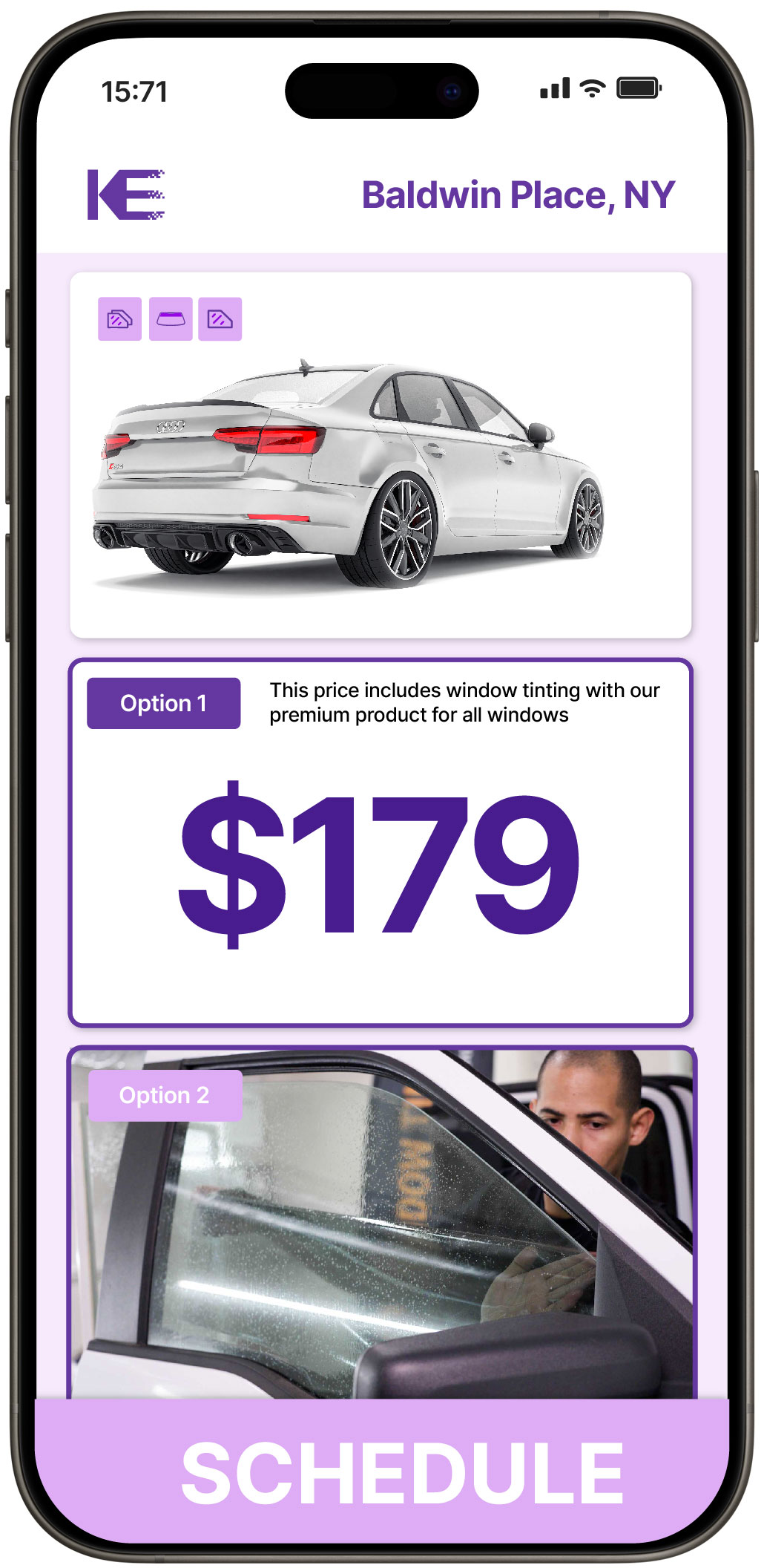 View Competitive Car Window Tinting Prices in Baldwin Place, New York