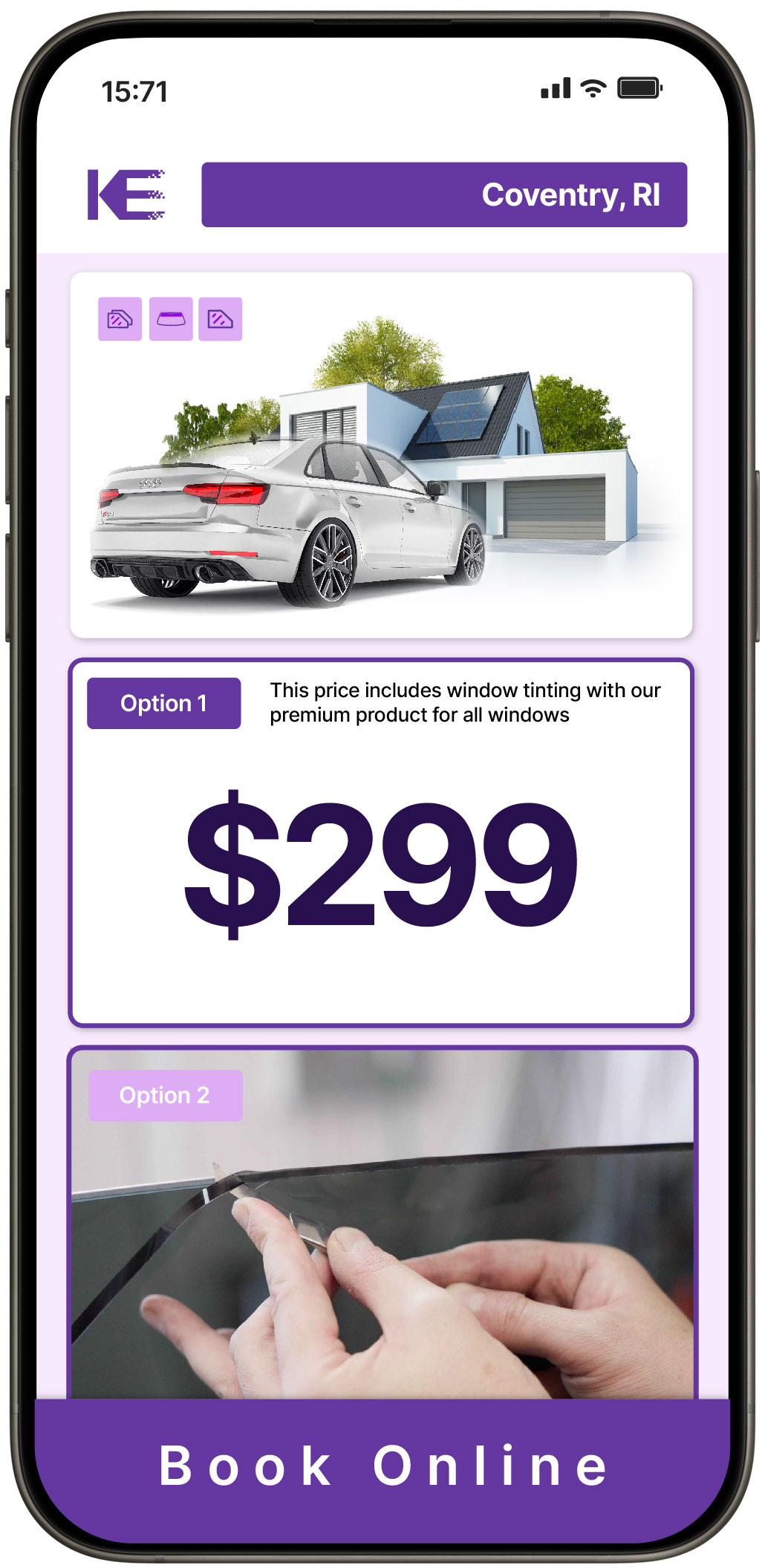 View Reasonable Tesla Window Tinting Rates in North Kingstown, Rhode Island