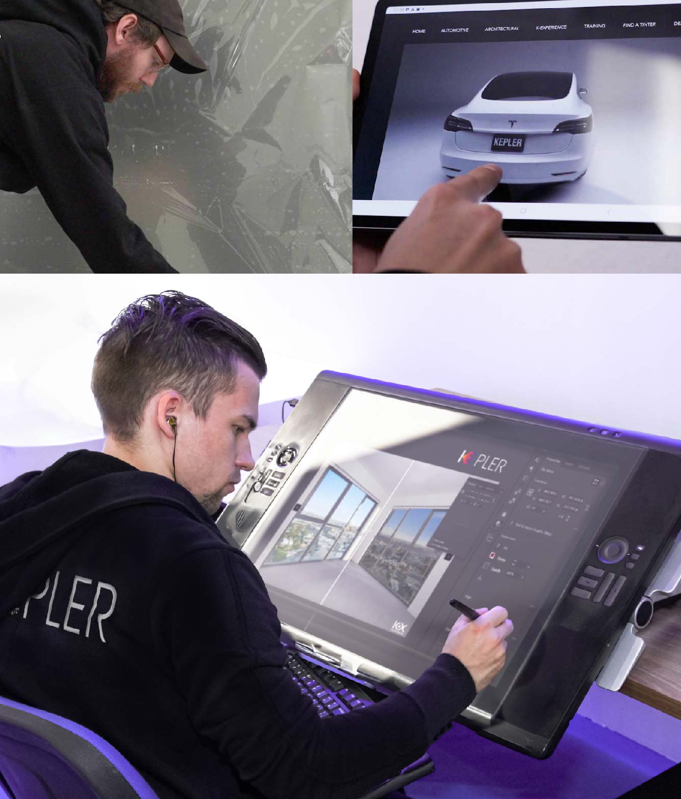Kepler Specialist Performing Commercial Window Tinting in Camarillo Camarillo