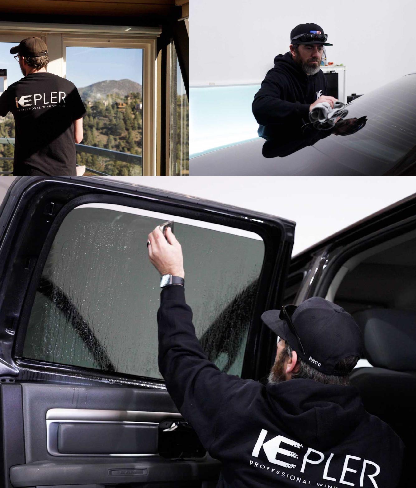 Kepler Window Tinting Specialists at Work in Siloam Springs, Arkansas