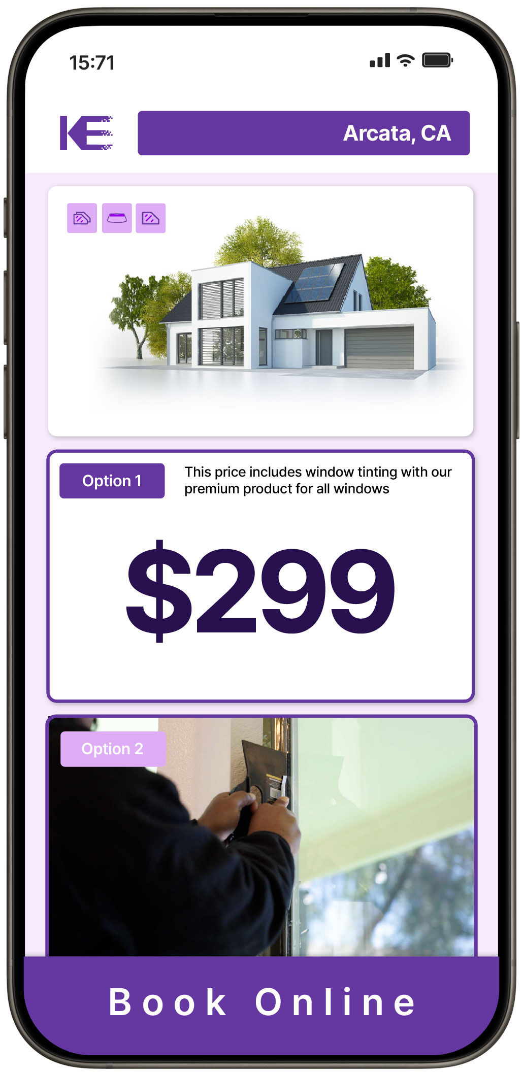 View Competitive Home Window Tinting Prices in Arcata, California