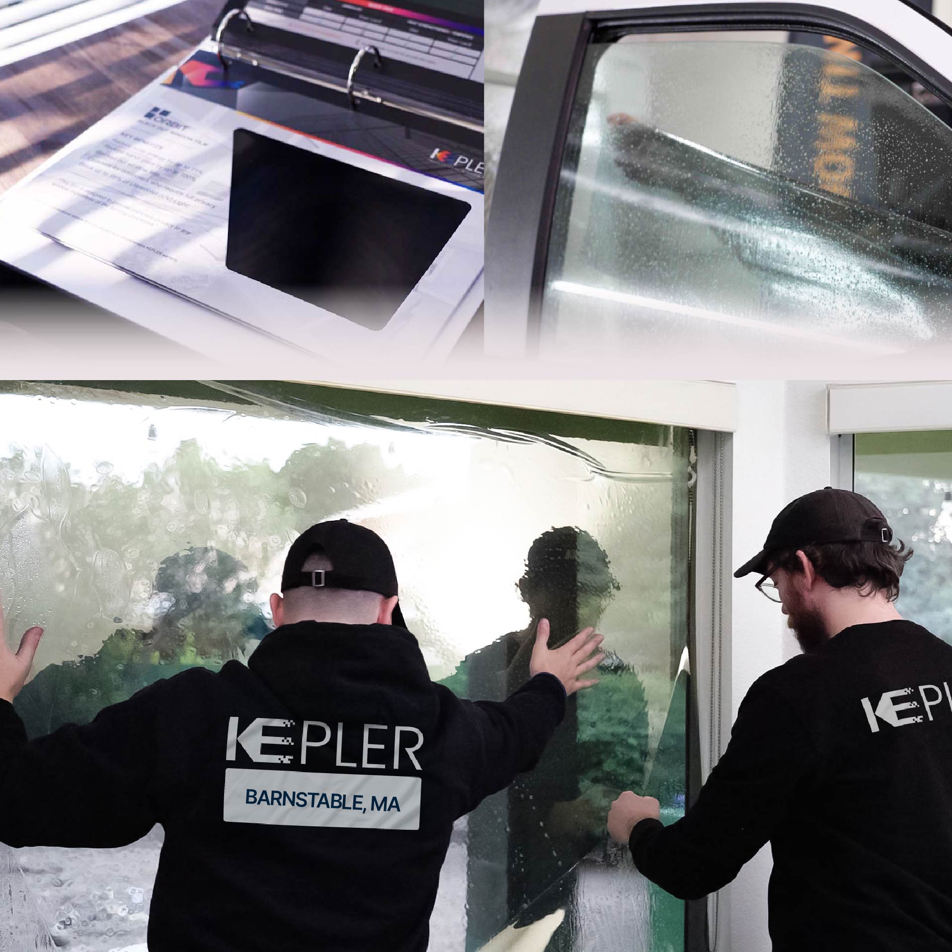Kepler Specialist Performing Commercial Window Tinting in Barnstable Barnstable