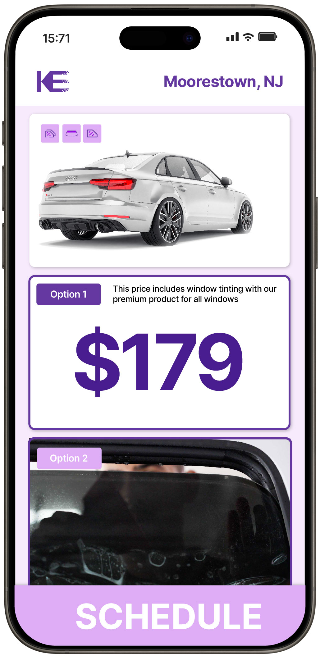 View Competitive Car Window Tinting Rates in Moorestown, New Jersey