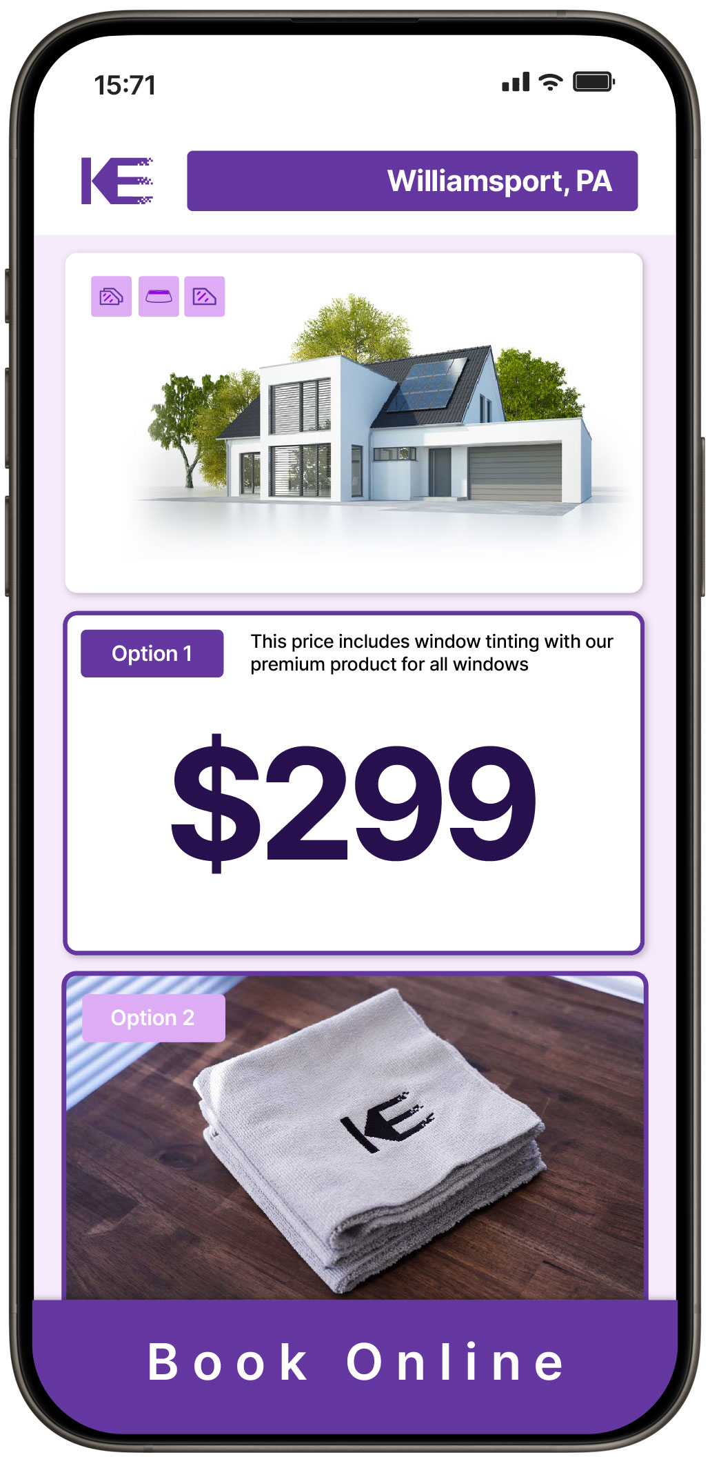 View Competitive Home Window Tinting Costs in Williamsport, Pennsylvania
