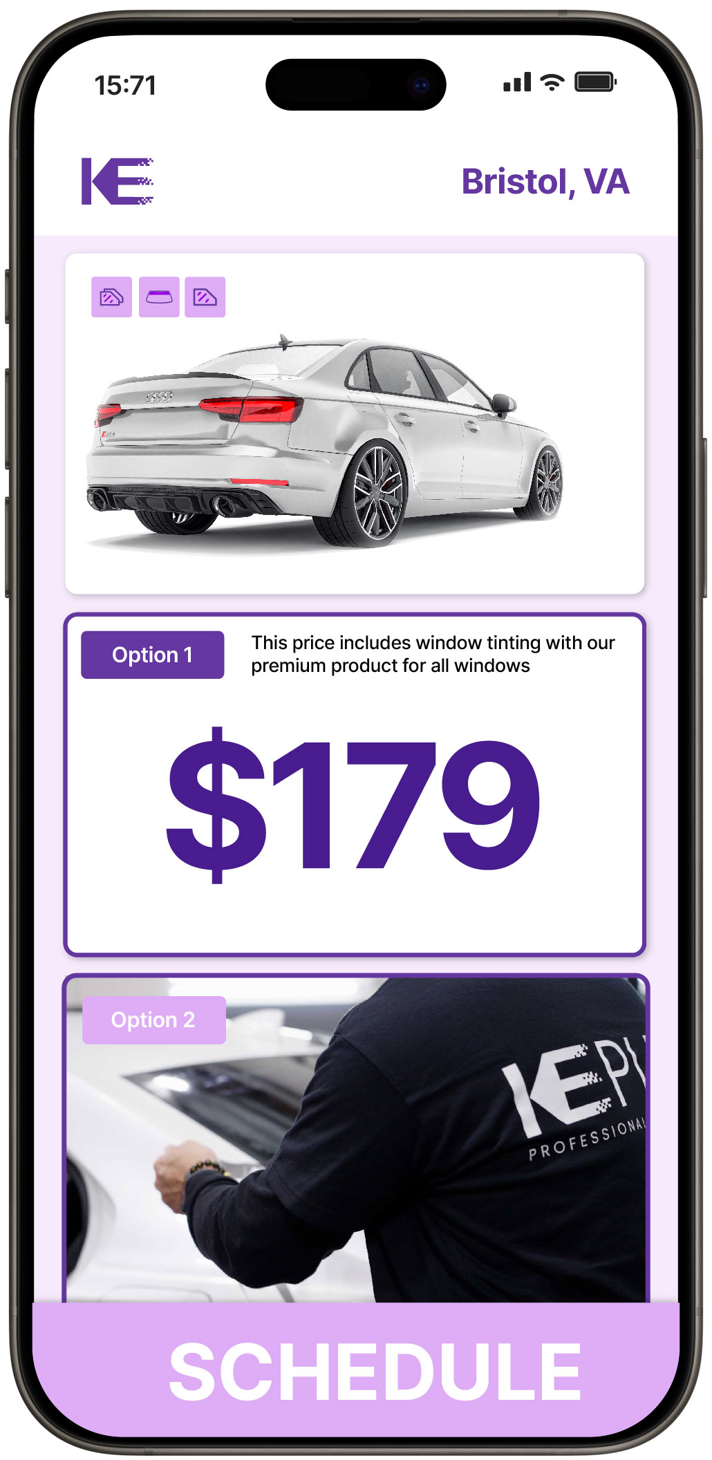 View Affordable Car Window Tinting Prices in Bristol, Virginia