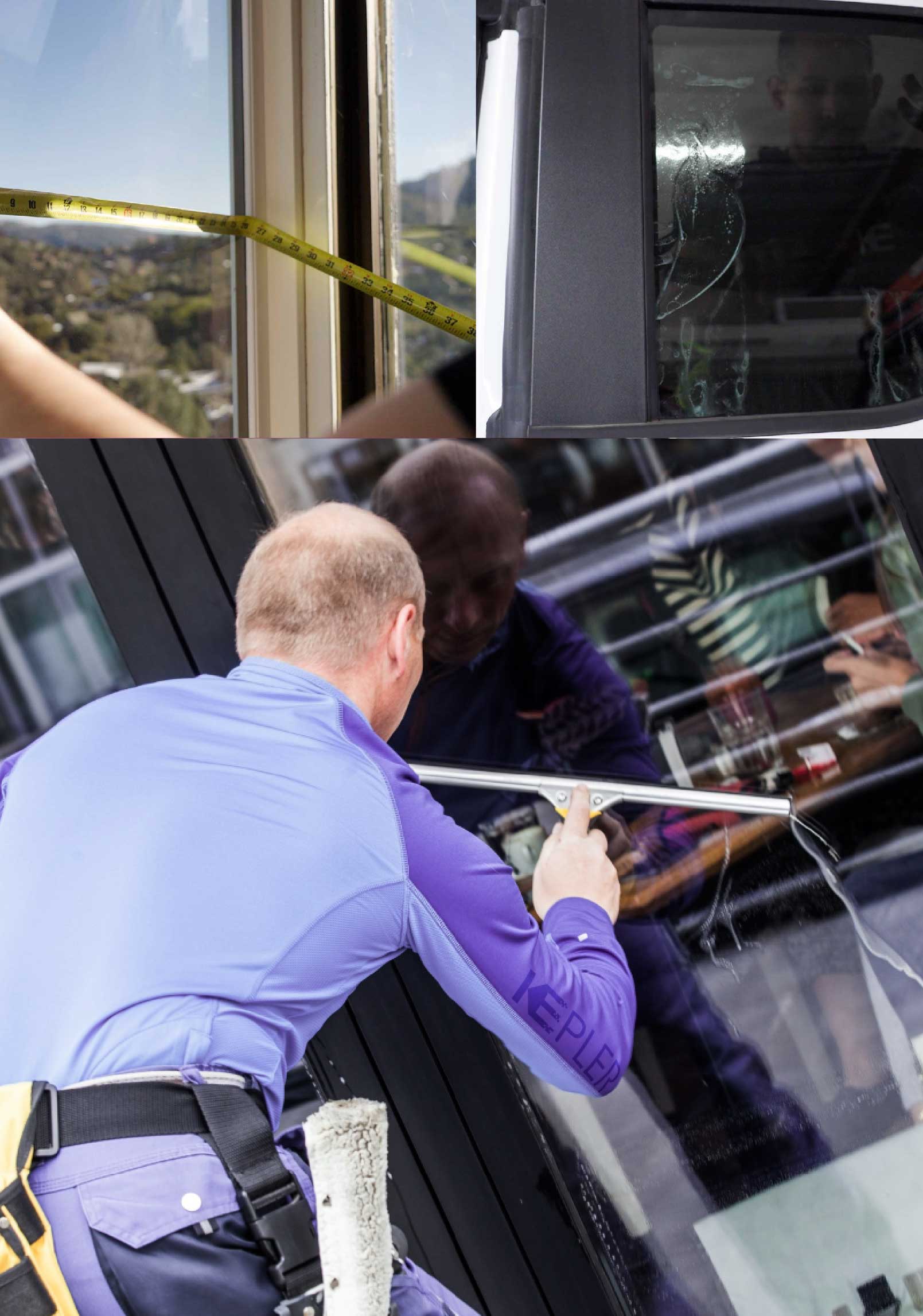 Kepler Expert Applying Anti-Graffiti Window Film to a Mableton Shop Front
