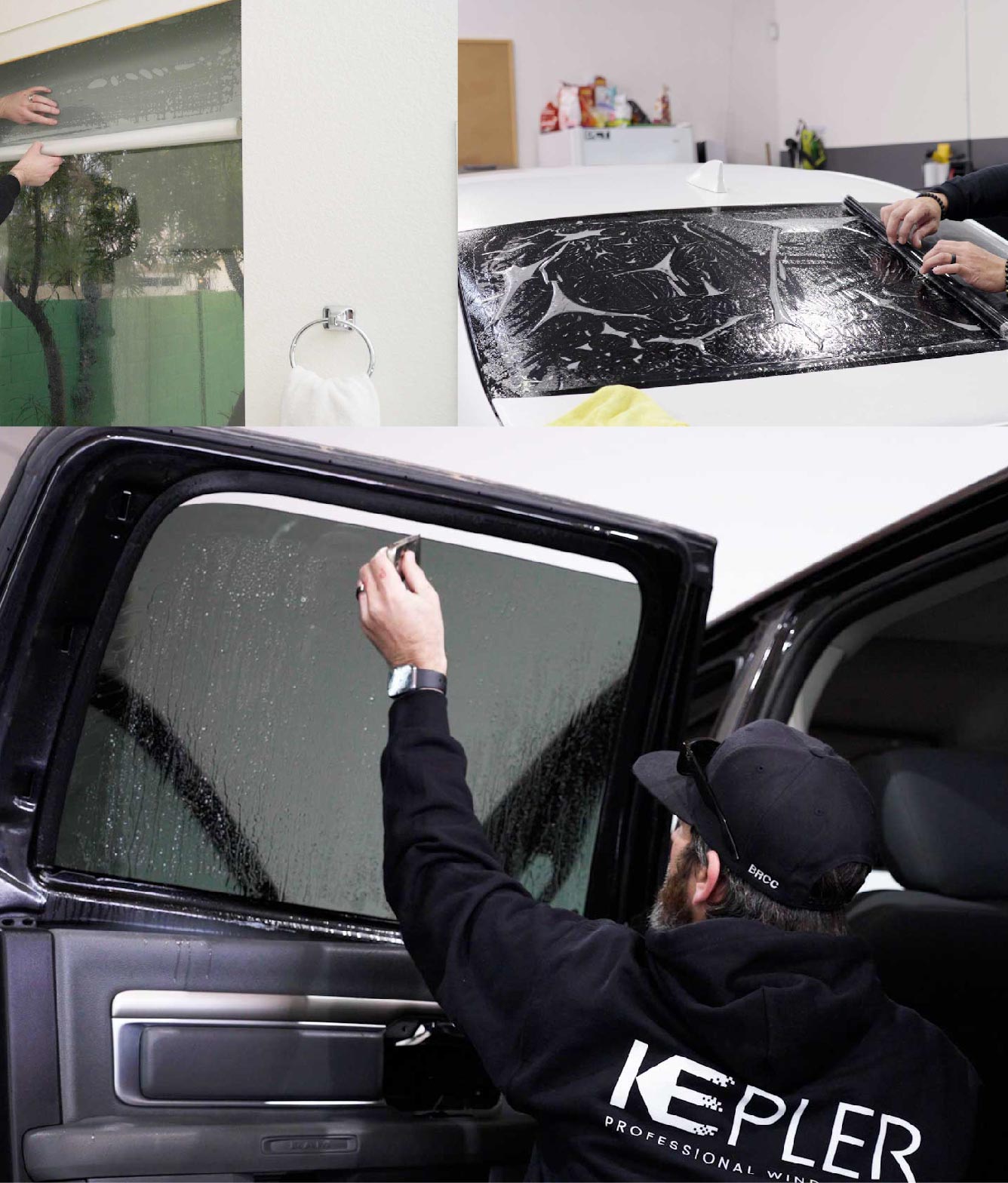 Kepler Window Tinting Specialists at Work in El Dorado Hills, California