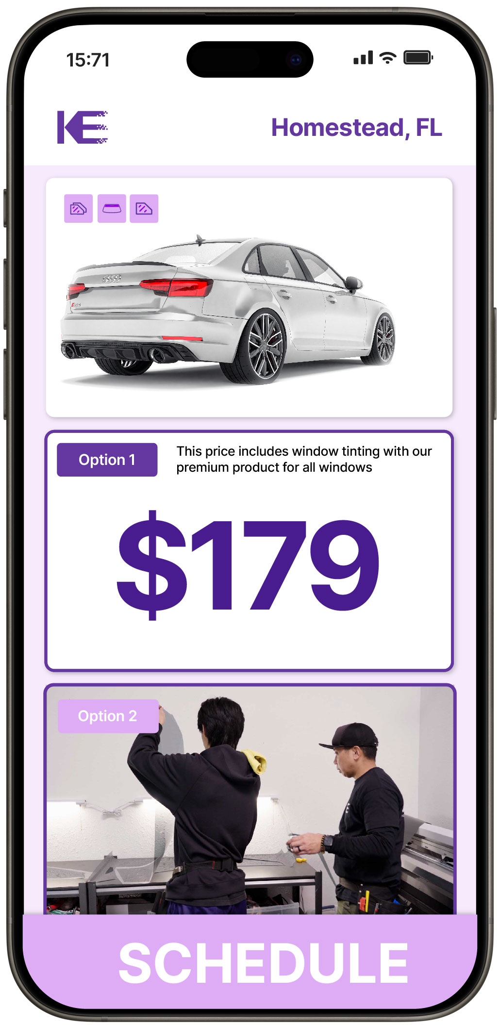 View Affordable Car Window Tinting Rates in Homestead, Florida