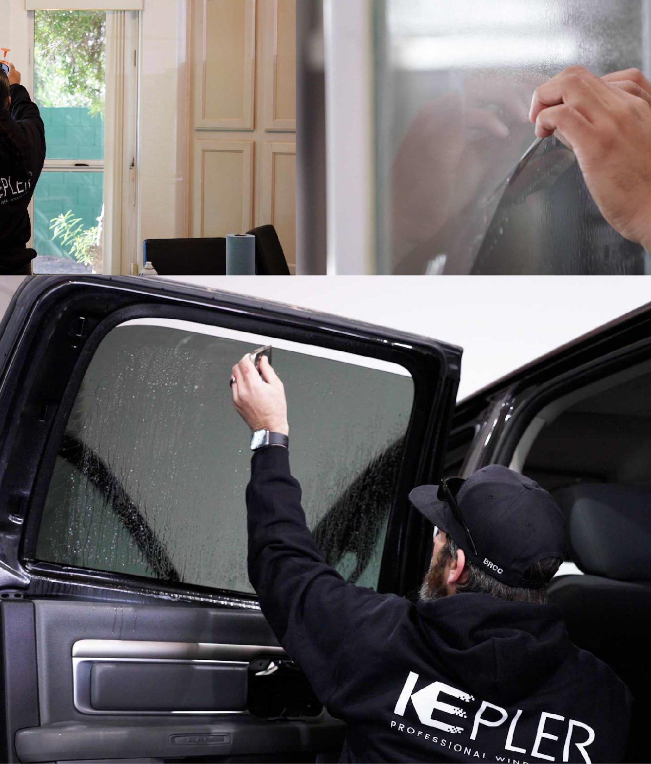 Kepler Window Tinting Specialists at Work in Shelbyville, Tennessee