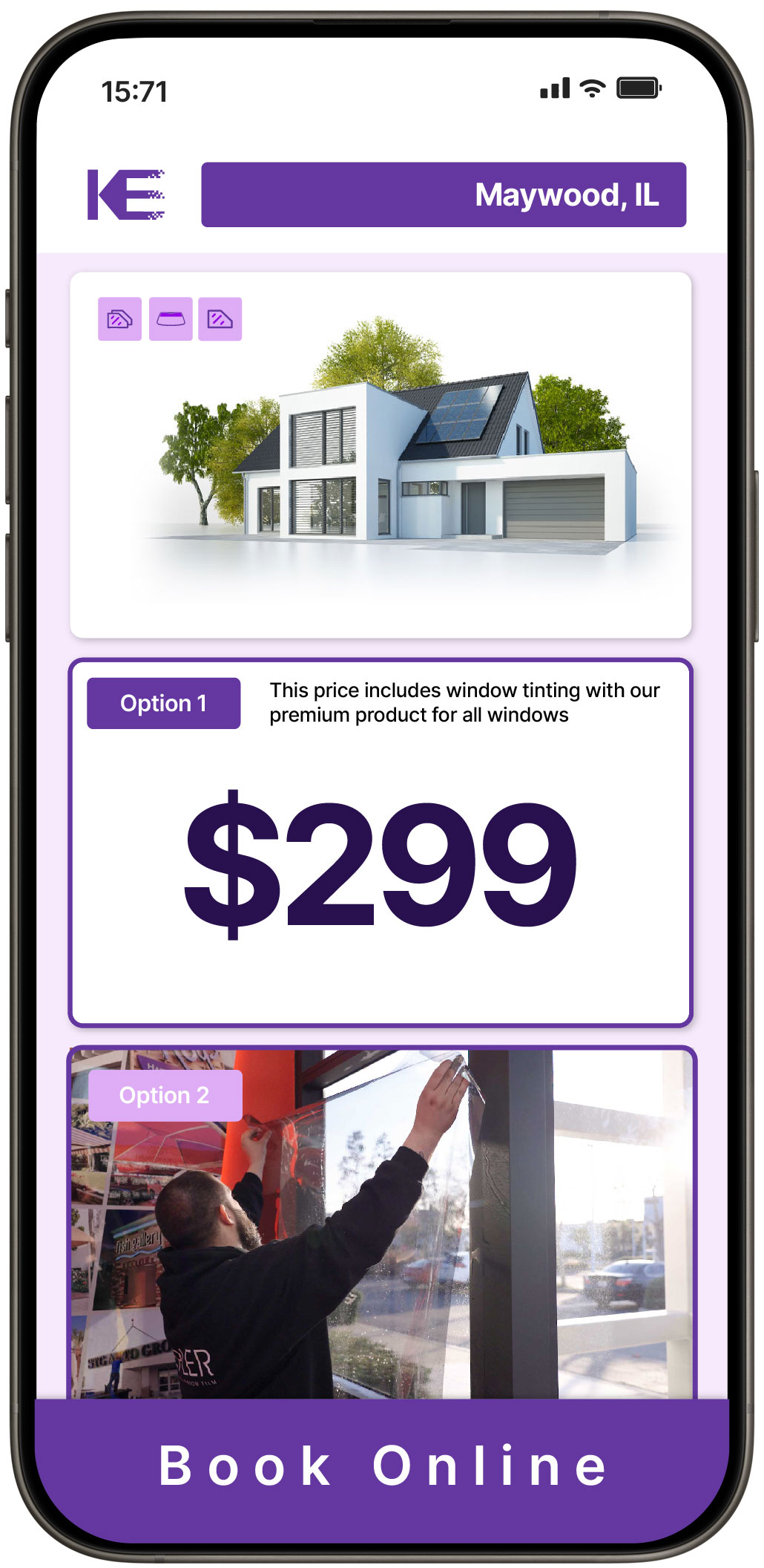View Competitive Home Window Tinting Rates in Maywood, Illinois