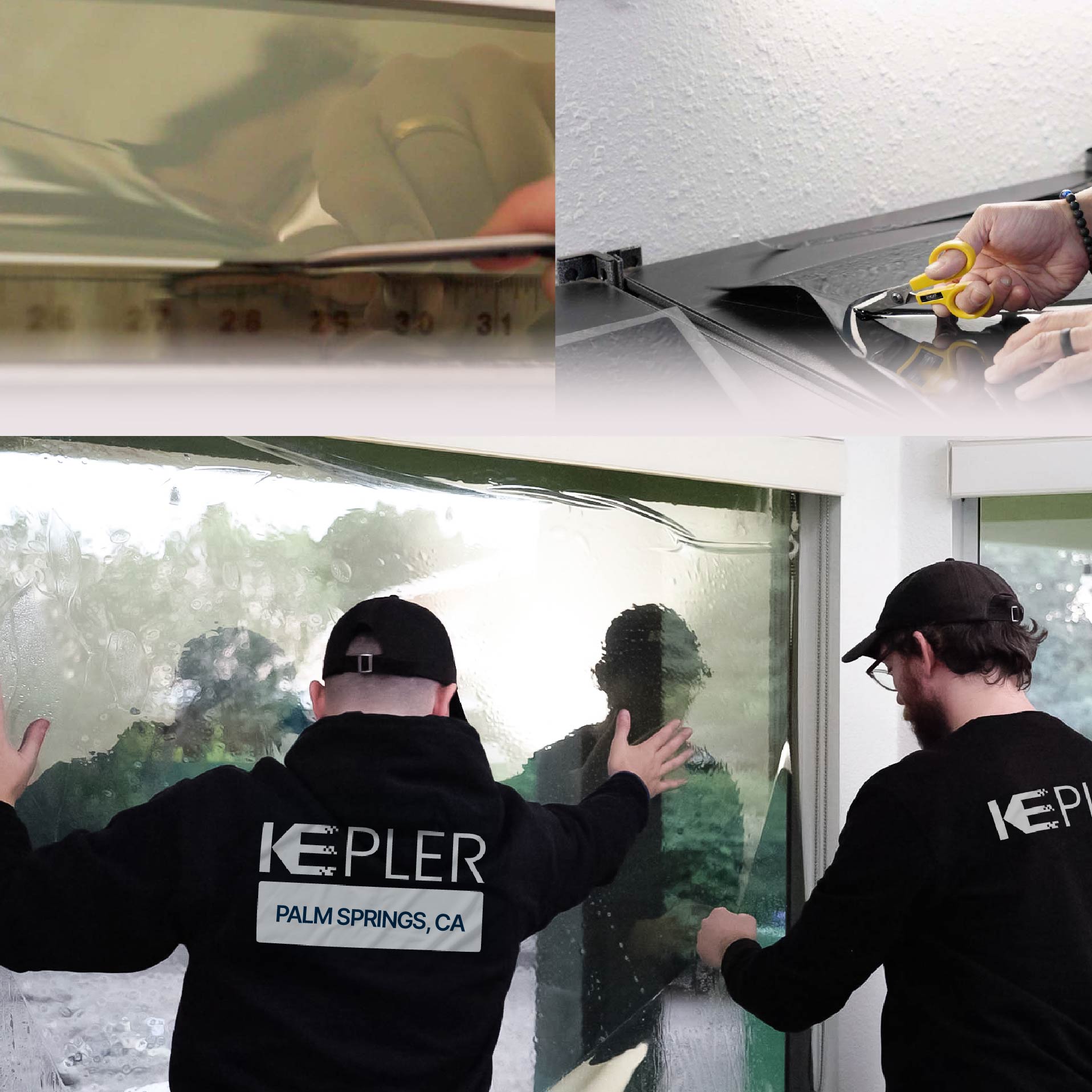 Kepler Specialist Performing Commercial Window Tinting in Palm Springs Palm Springs