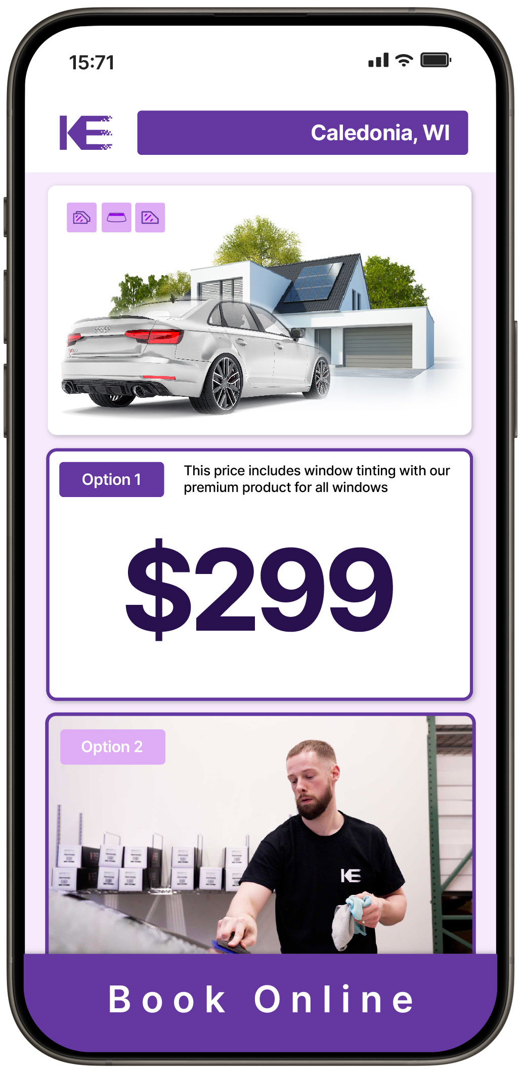View Affordable Tesla Window Tinting Costs in Manitowoc, Wisconsin