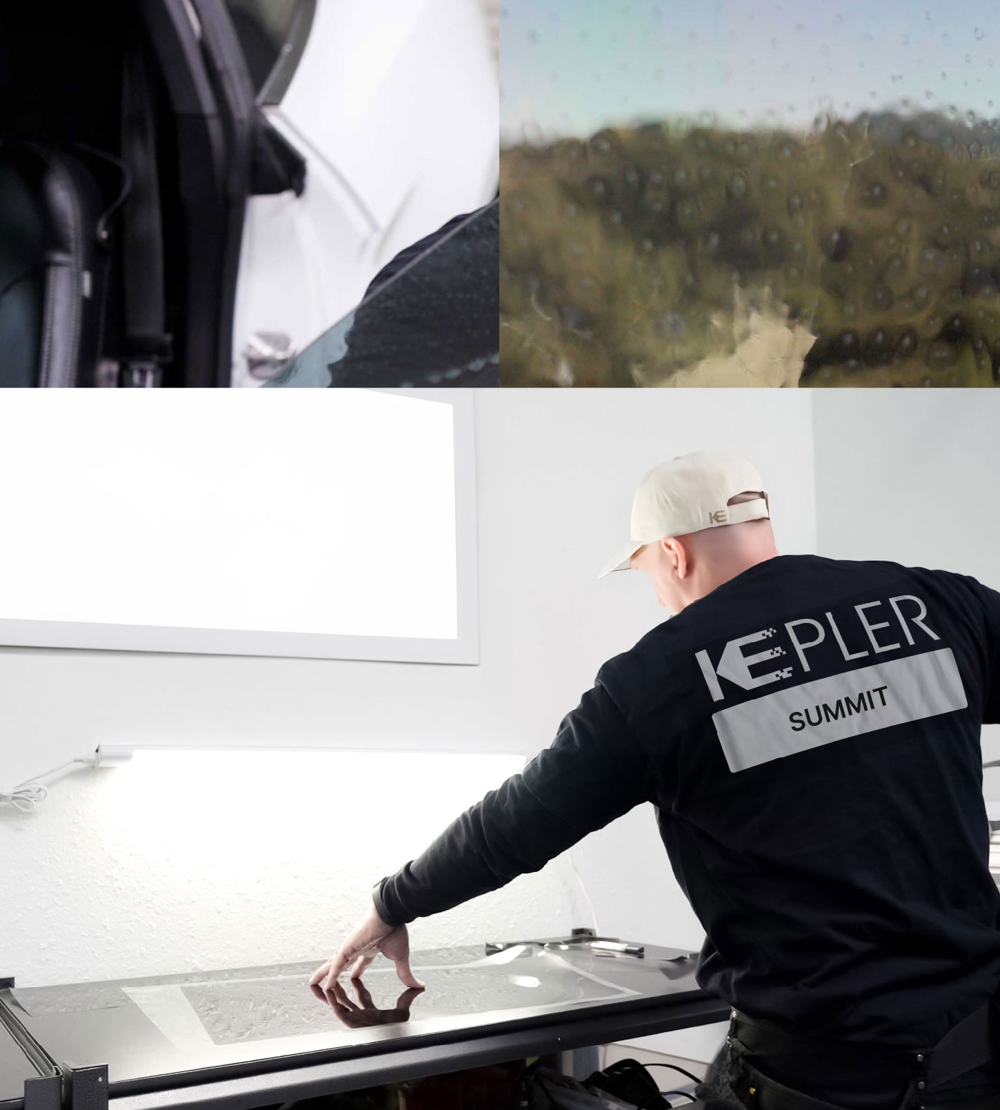 Window Tinting Specialist Cutting Film in Summit, New Jersey