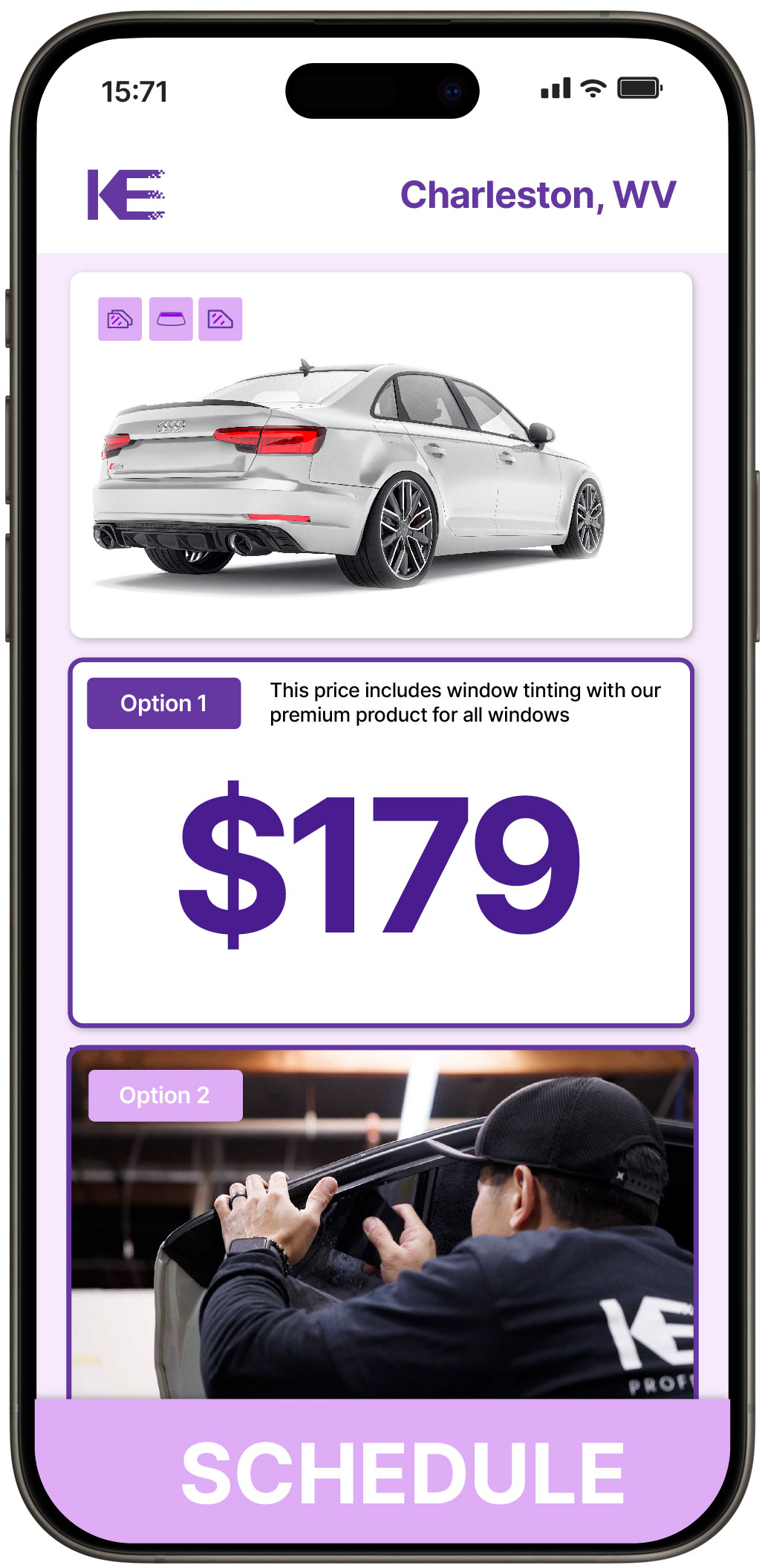 View Affordable Car Window Tinting Prices in Charleston, West Virginia