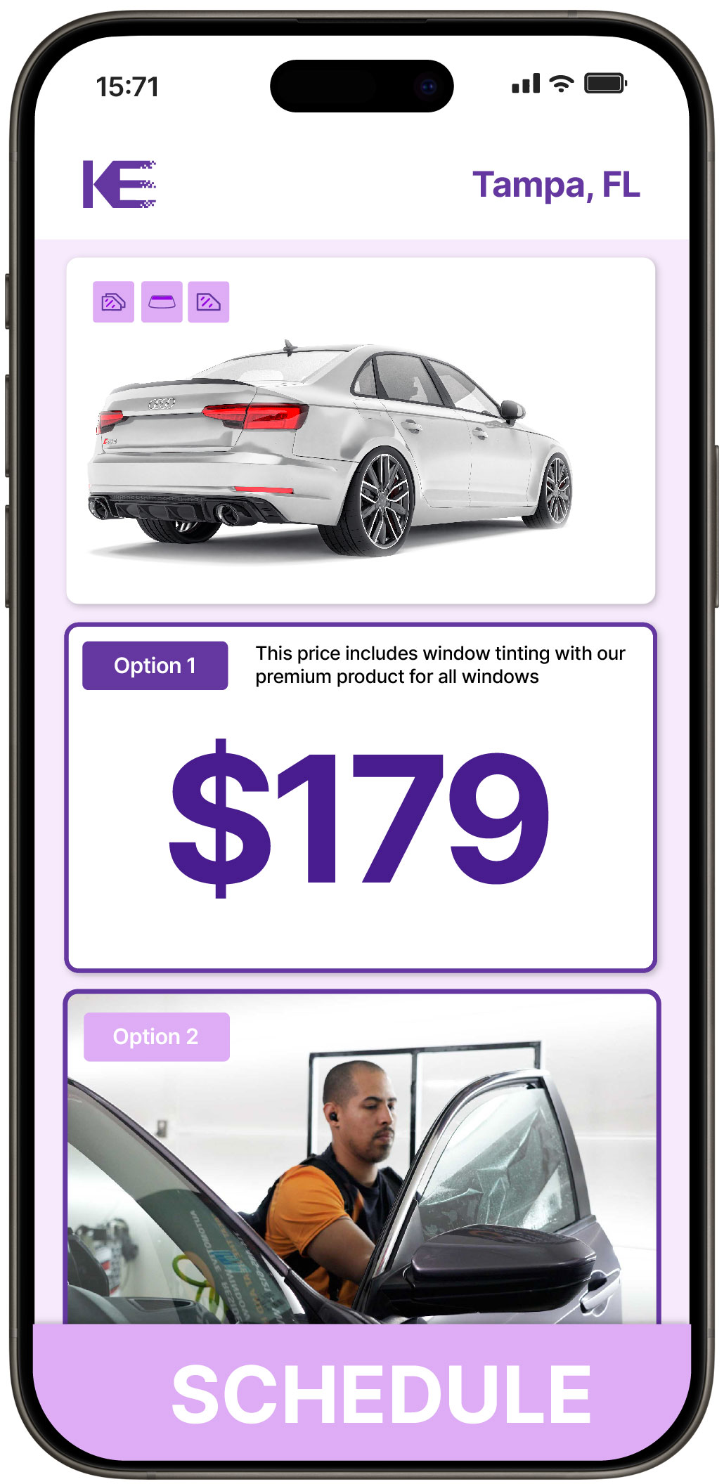 View Reasonable Car Window Tinting Prices in Tampa, Florida