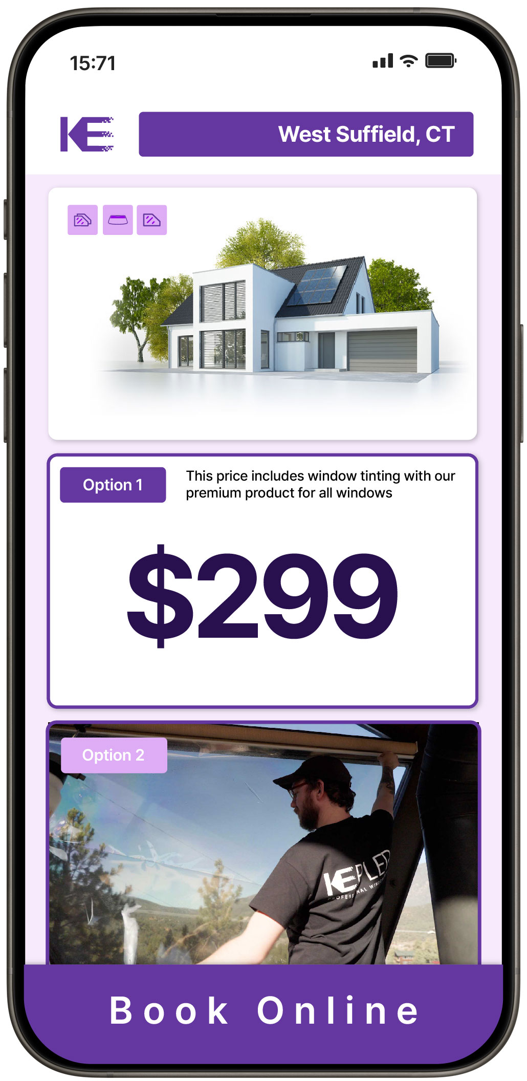 View Affordable Home Window Tinting Prices in West Suffield, Connecticut