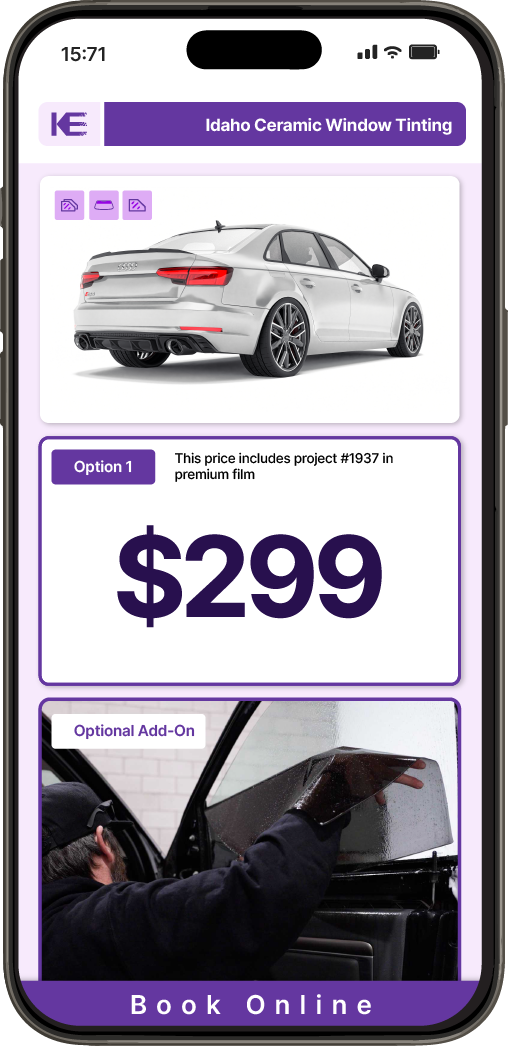View Competitive Car Window Tinting Prices in Idaho