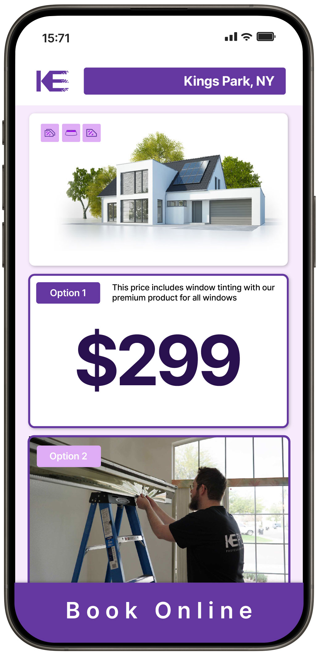View Competitive Home Window Tinting Rates in Kings Park, New York