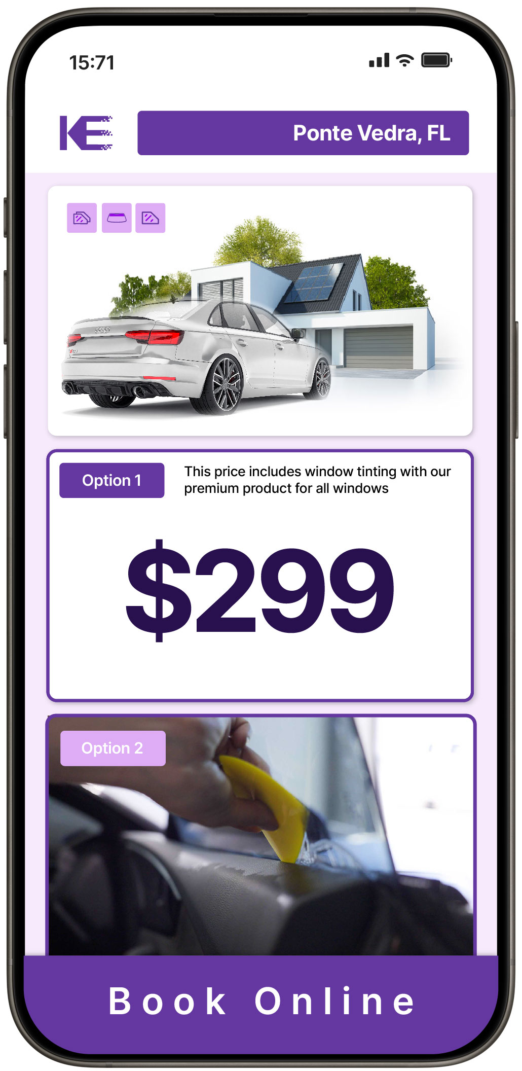 View Affordable Tesla Window Tinting Rates in Ponte Vedra, Florida